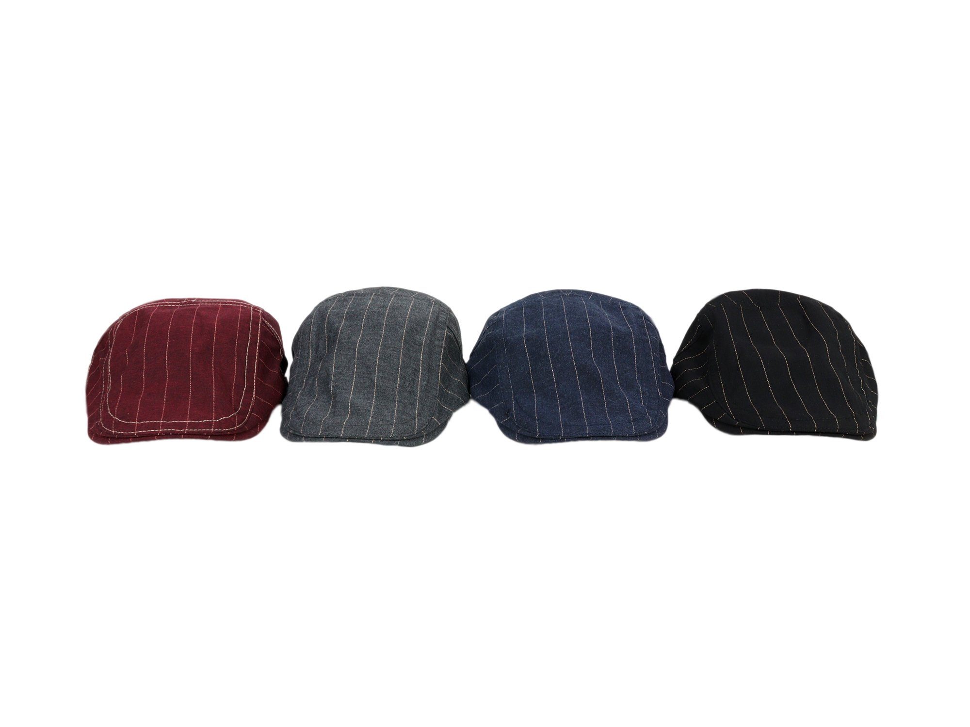 grau Schiebercap Flat Cap ZEBRO