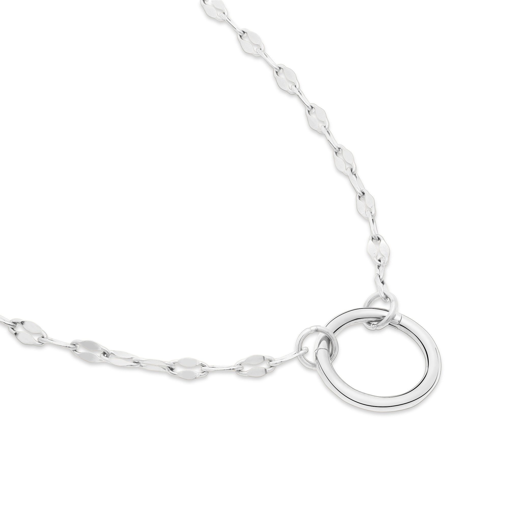 Tamaris Charm-Kette Schmuck Geschenk Edelstahl Charm Halskette The Lip Chain – Bild 3 von 5