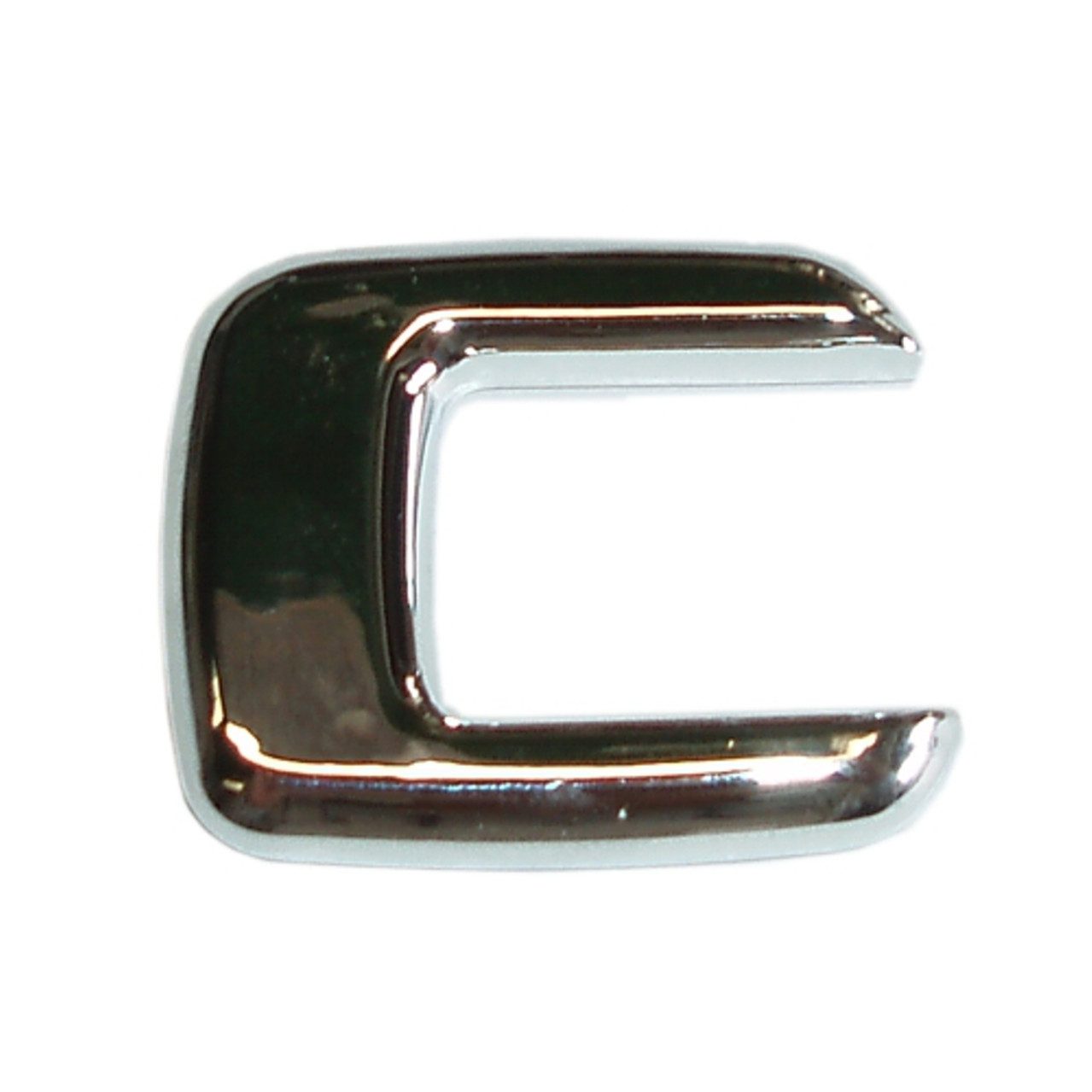 Hermann Schütz Aufkleber Hermann Schütz 3D-Relief-Chrome-Buchstabe C