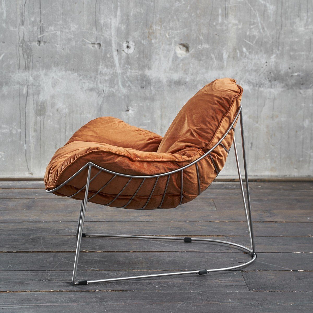 orange Sessel KAWOLA Farben OSCA, Relaxsessel verschiedene Stoff