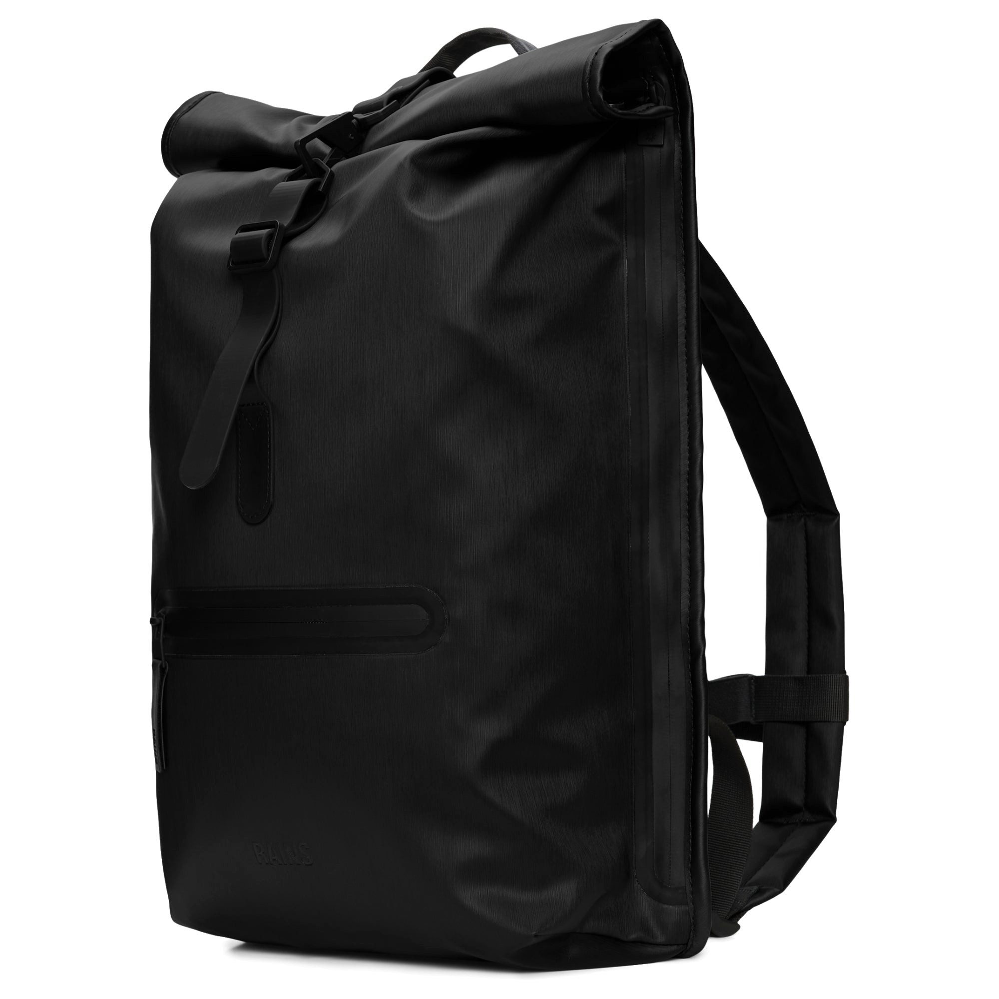 Rains Rucksack Rolltop - Rucksack 16" 48 cm (black grain) günstig online kaufen