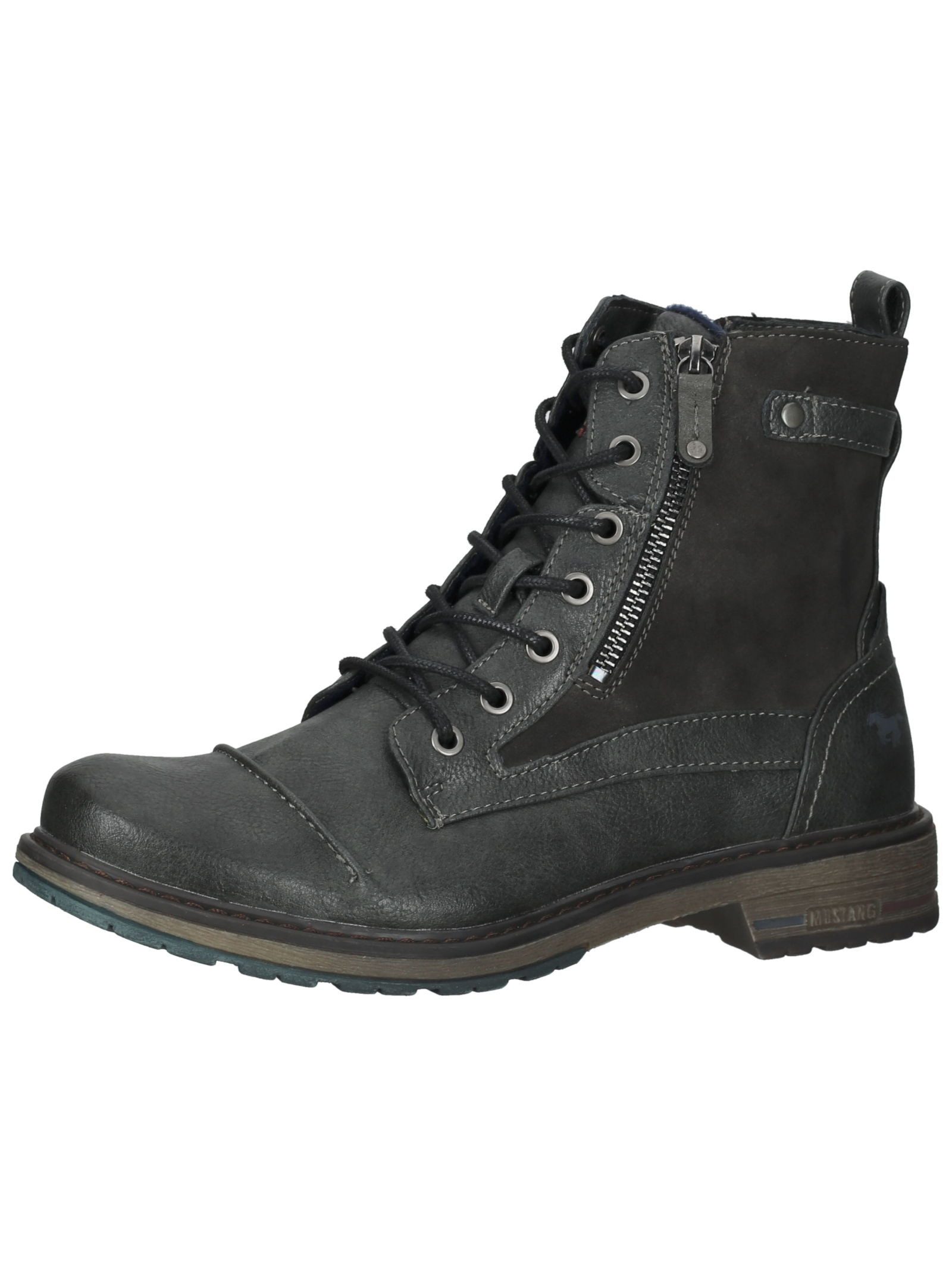 Mustang Shoes Stiefelette Lederimitat Schnürstiefelette