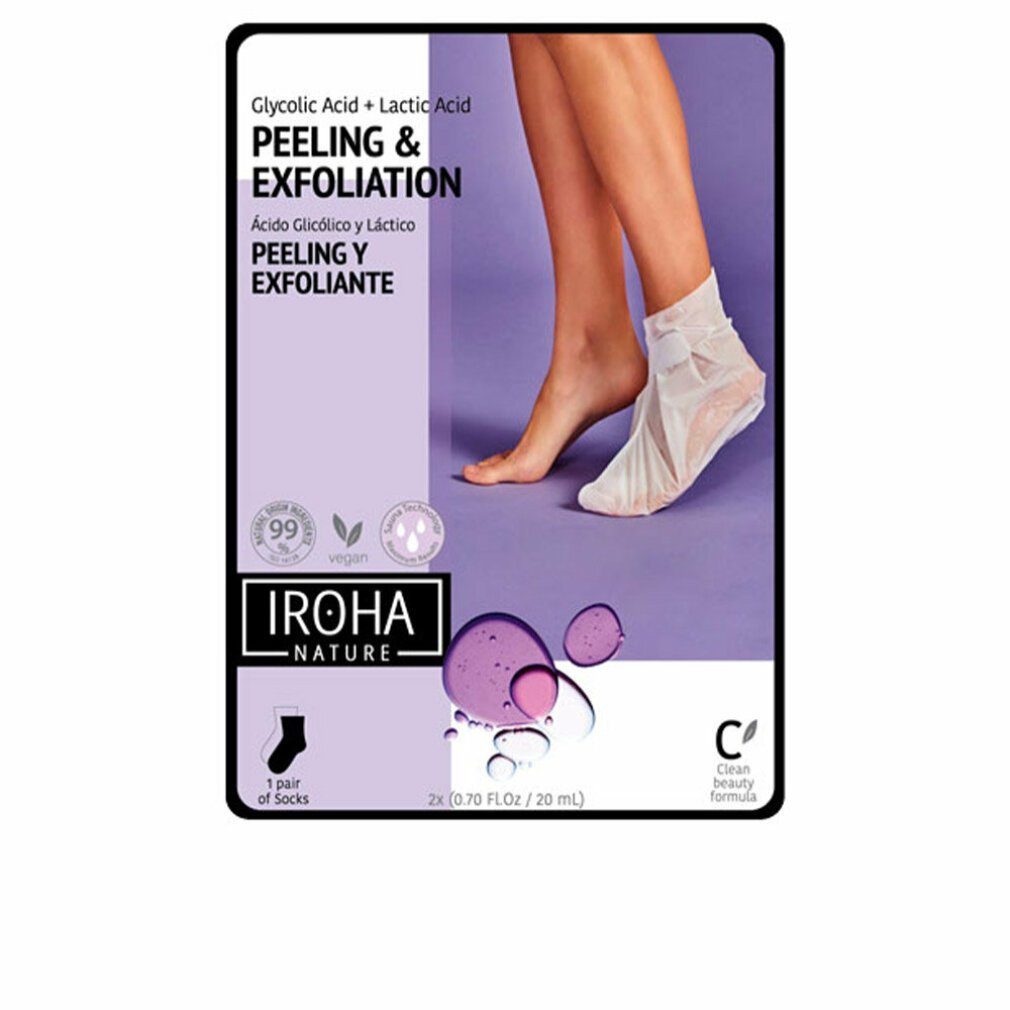 IROHA Fußcreme LAVANDER foot mask socks exfoliation mehr