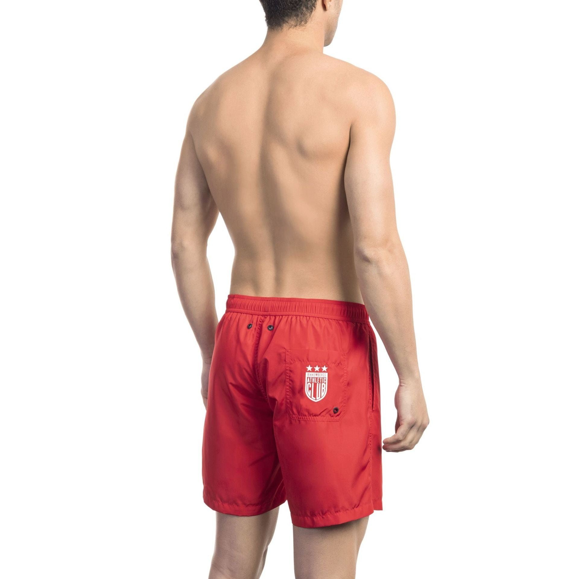 deinen Herren Sommerurlaub Must-Have Boxershorts, Rot für Boxer-Badehose Beachwear, Bikkembergs Bikkembergs