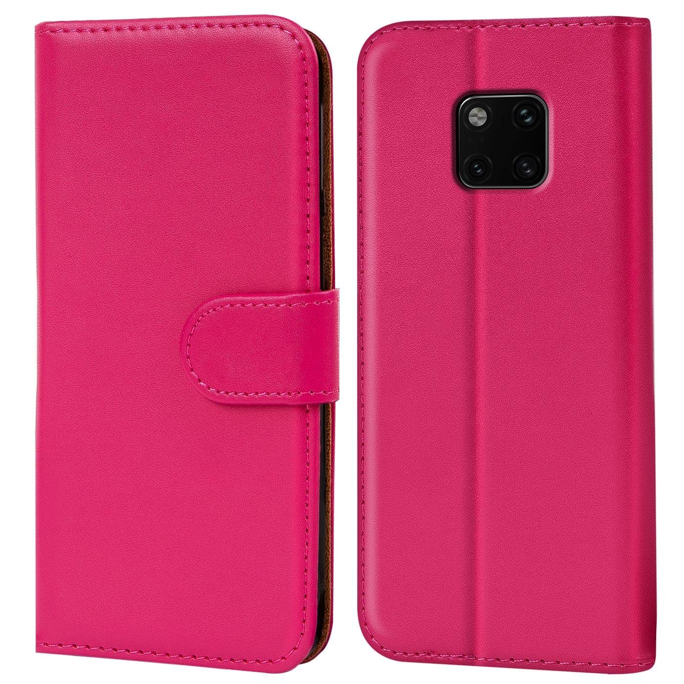 CoolGadget Handyhülle Wallet Klapp Tasche Book Case für Huawei Mate 20 Pro 6,4 Zoll, Hülle Klapphülle Flip Cover Etui Schutzhülle