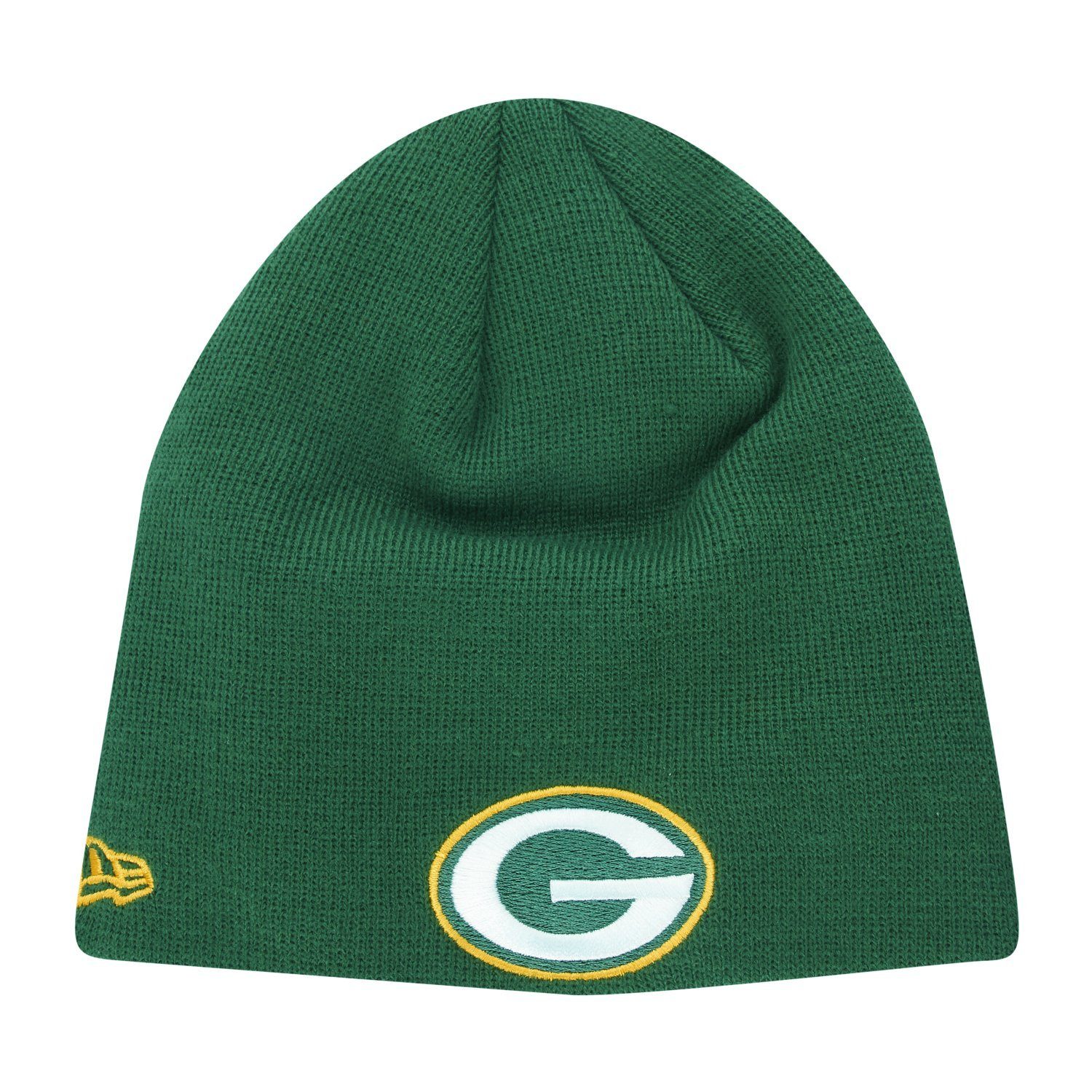 New Era Fleecemütze Knit Beanie ELEMENTAL Green NFL Packers Bay Logo