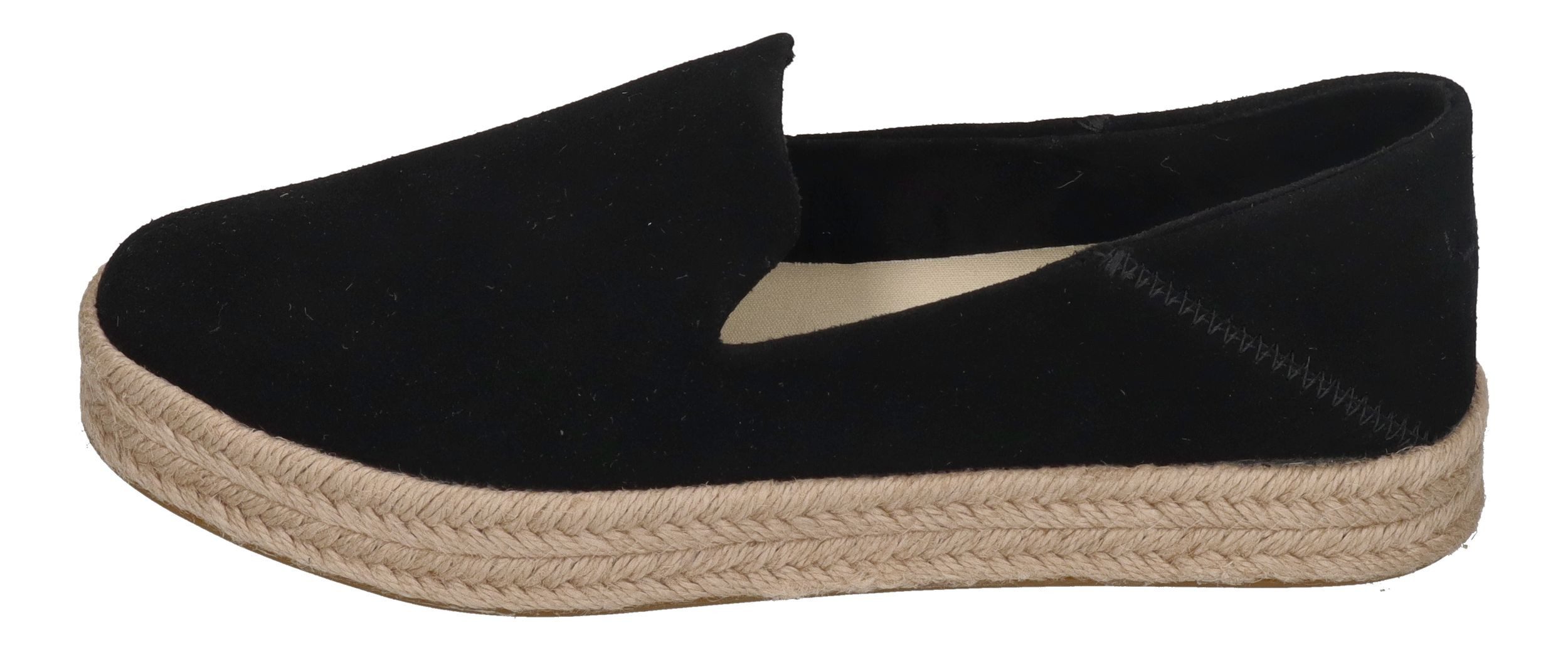 TOMS CAROLINA Espadrille Black Suede günstig online kaufen