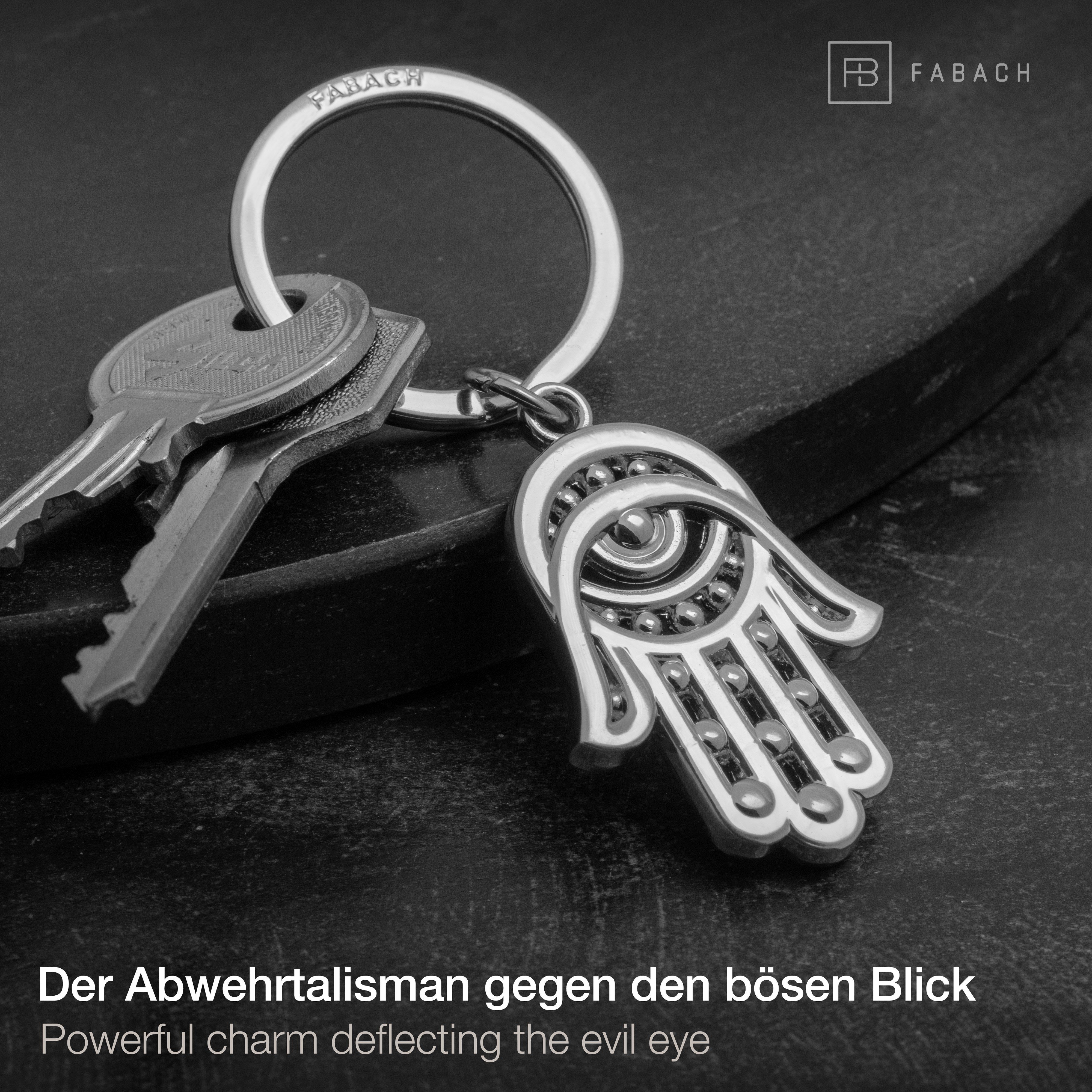 Damen Schlüsselanhänger FABACH Schlüsselanhänger Hand der Fatima Schlüsselanhänger Hamsa - Hand Fatima Auto Anhänger- Schützende
