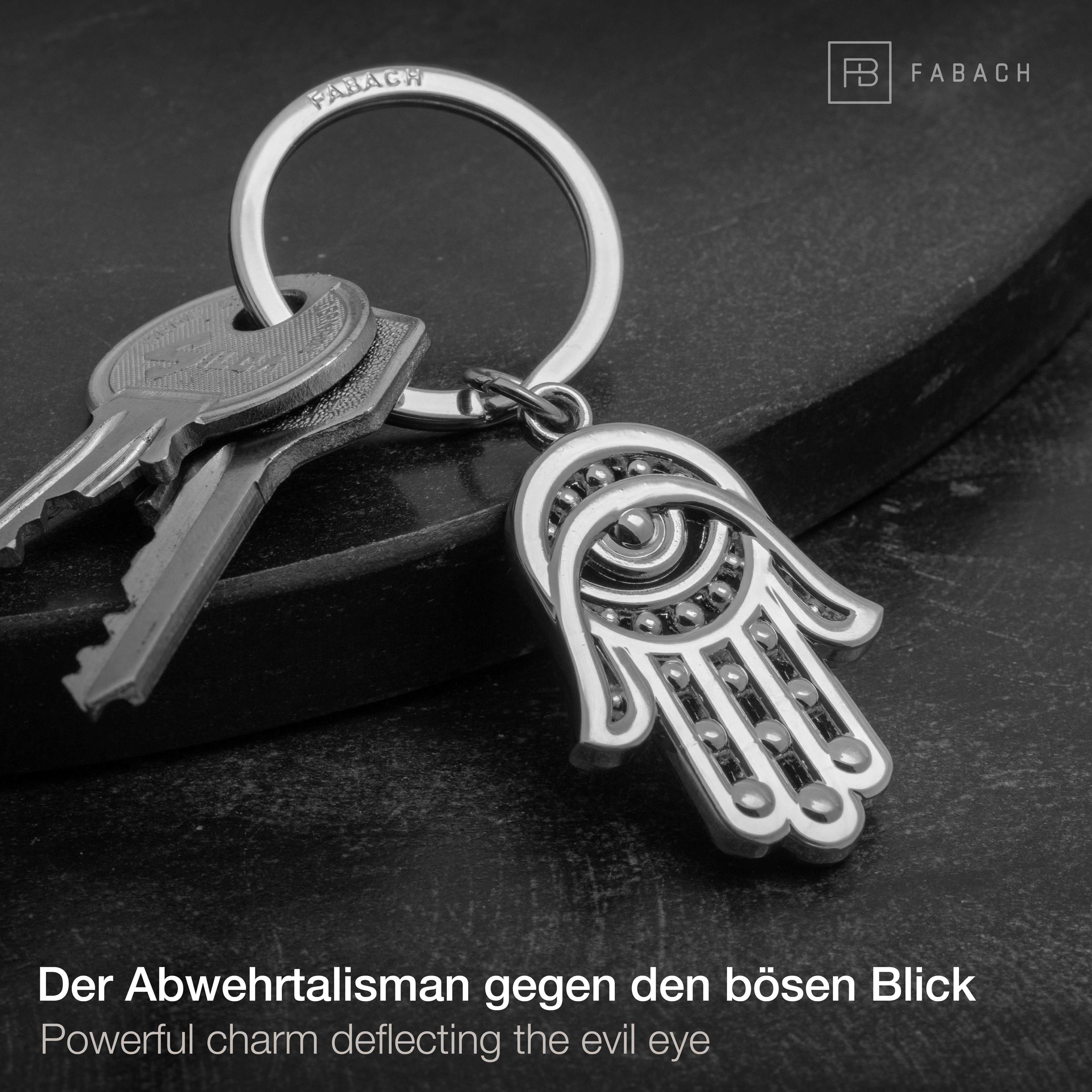 FABACH Schlüsselanhänger Hand der Fatima - Schützende Hand der Fatima - Hamsa Glücksbringer – Bild 4 von 5