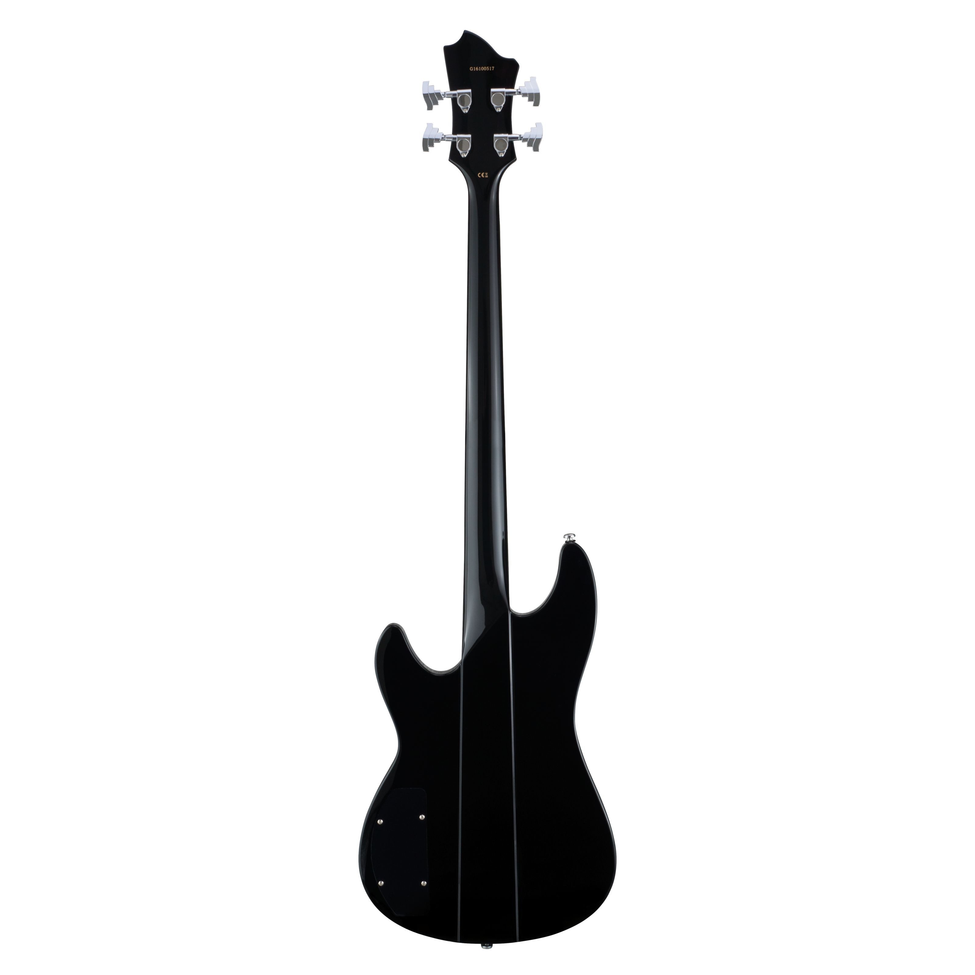 Hagstrom E-Bass, E-Bässe, 4-Saiter E-Bässe, Super Swede Bass Black Gloss - E-Bass