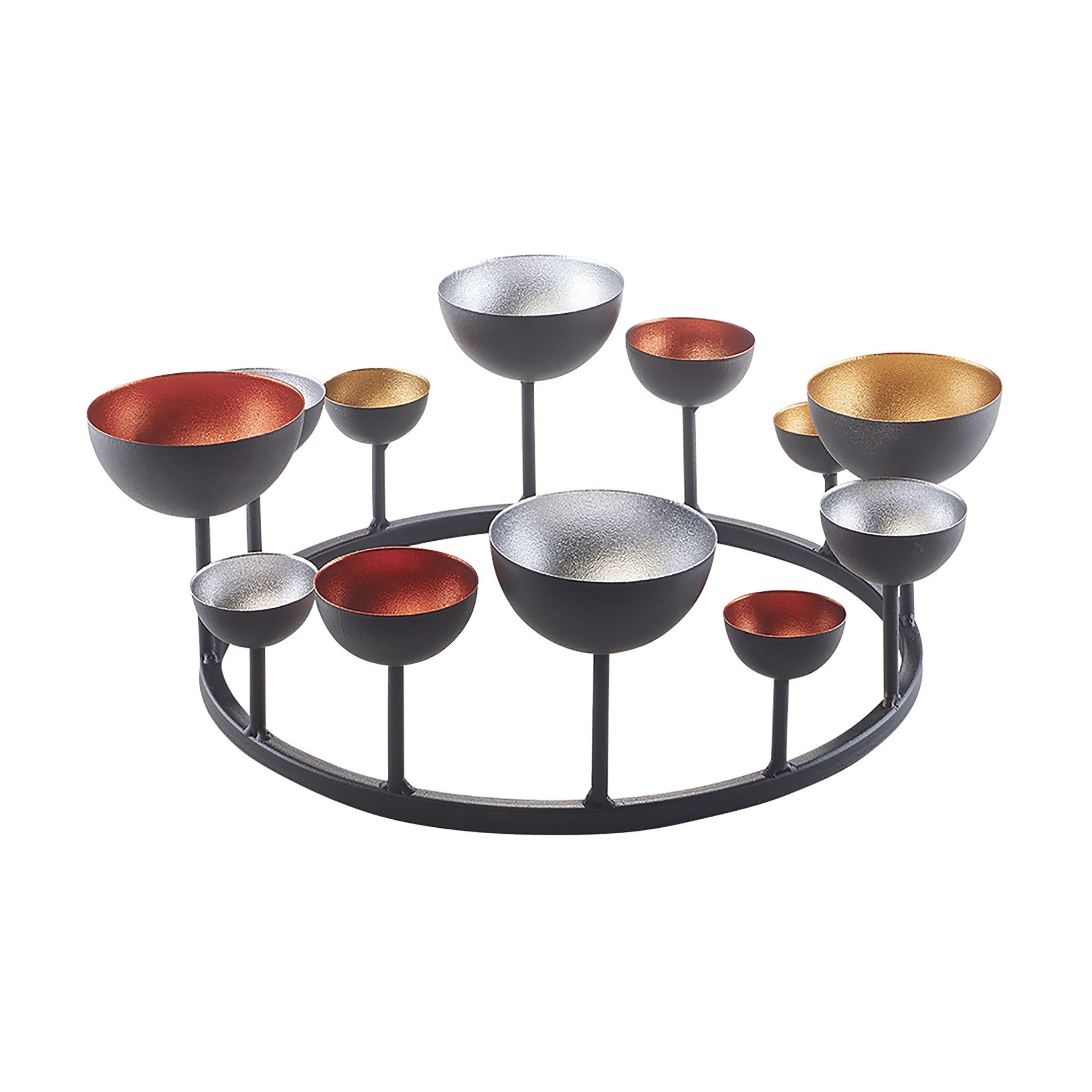 Kobolo Kerzenhalter Dekokranz HUGO (Metall) günstig online kaufen