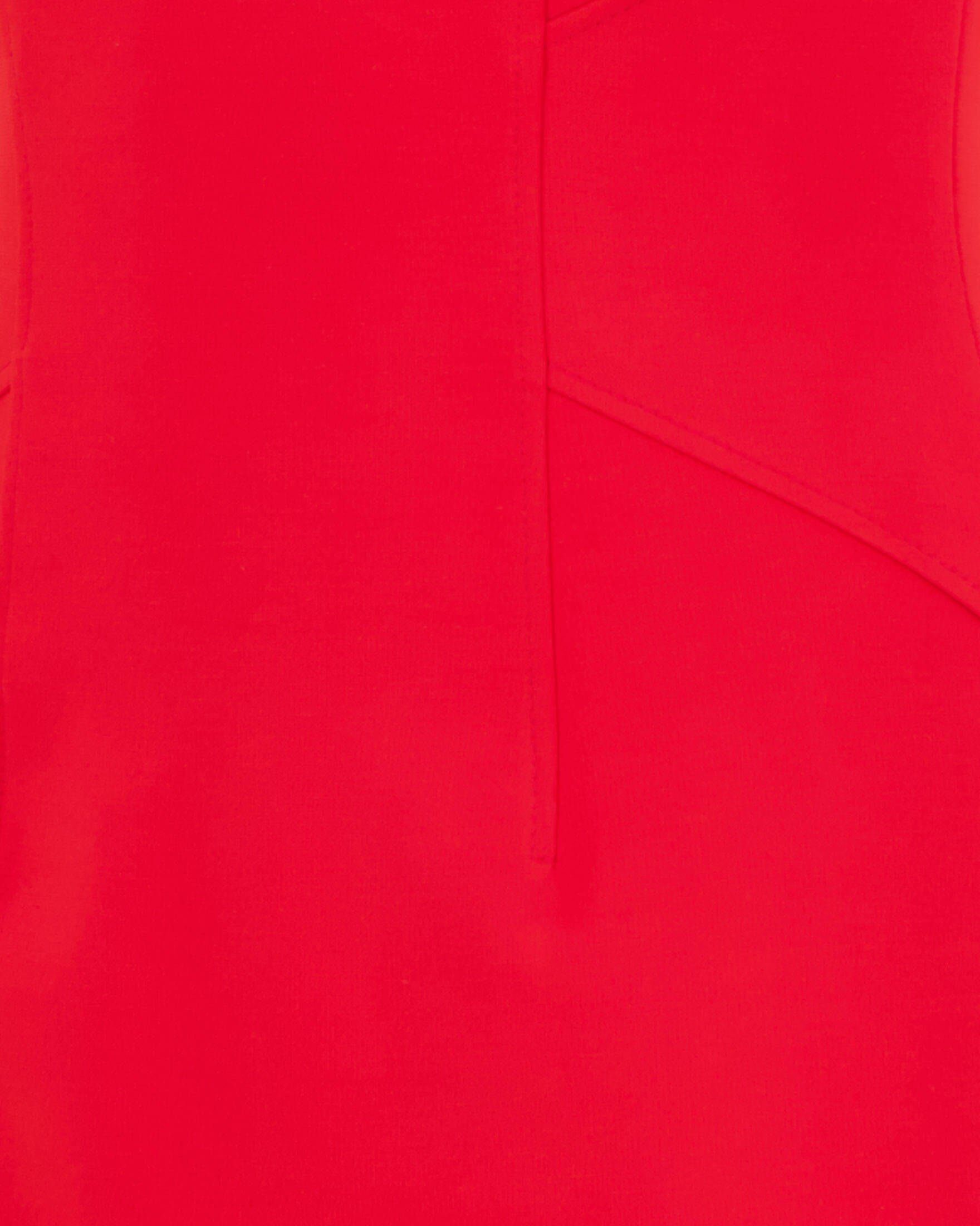 HUGO Midikleid (74) (1-tlg) Damen rot Kleid KINENI
