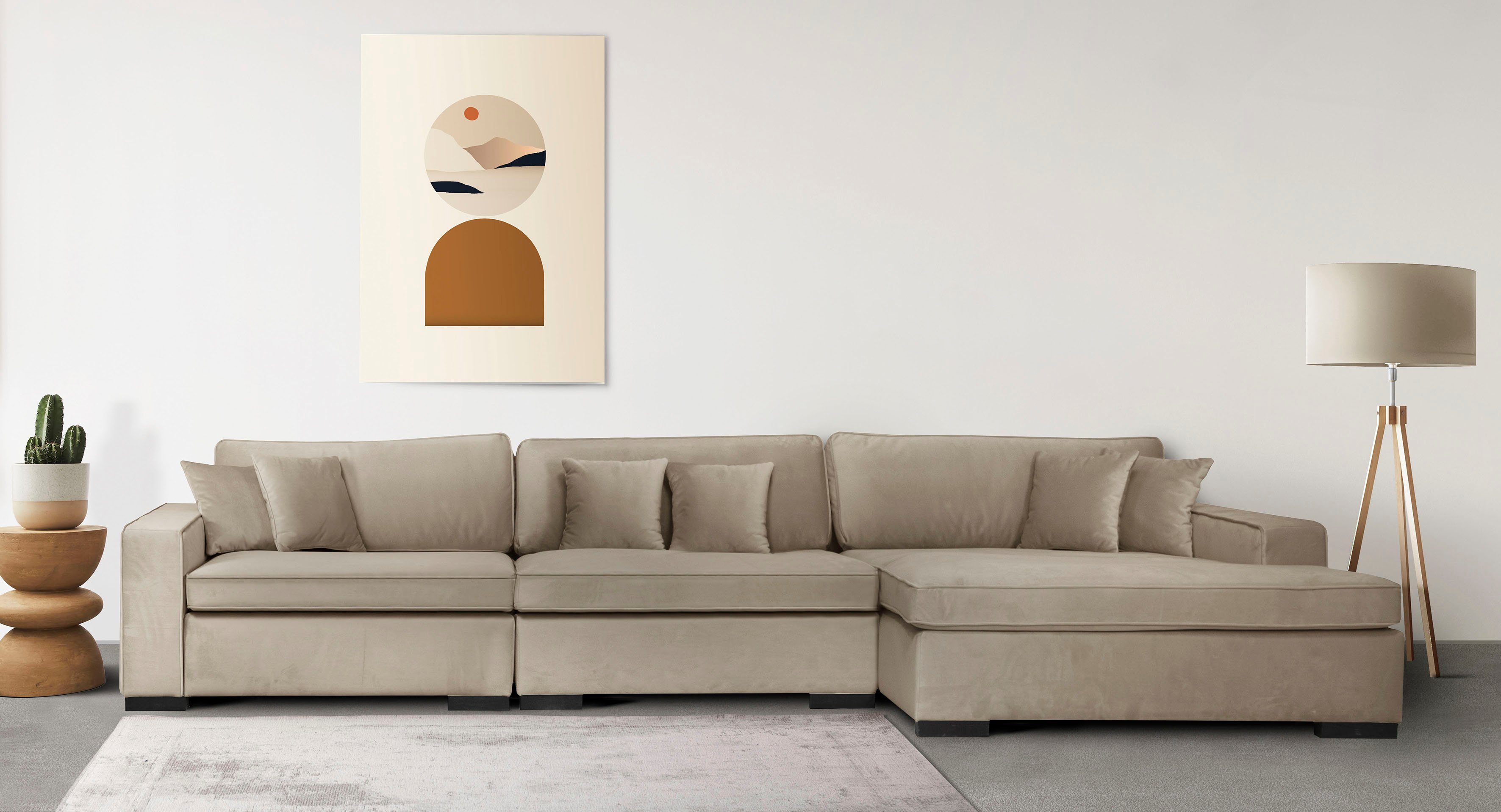 Home affaire Sofa-Eckelement Skara XXL L-Form, günstig online kaufen