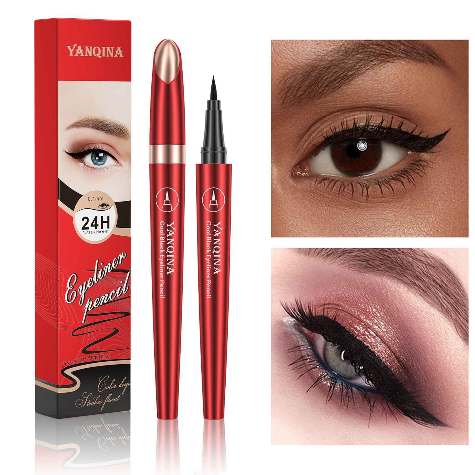 DEBAIJIA Eyeliner Flüssiger Eyeliner, wasserfest & wischfest, Langanhaltender