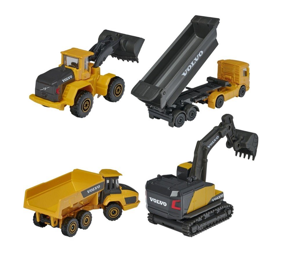 majORETTE Spielzeug-Bagger Construction Volvo 4er Pack Geschenkset 21205728 günstig online kaufen