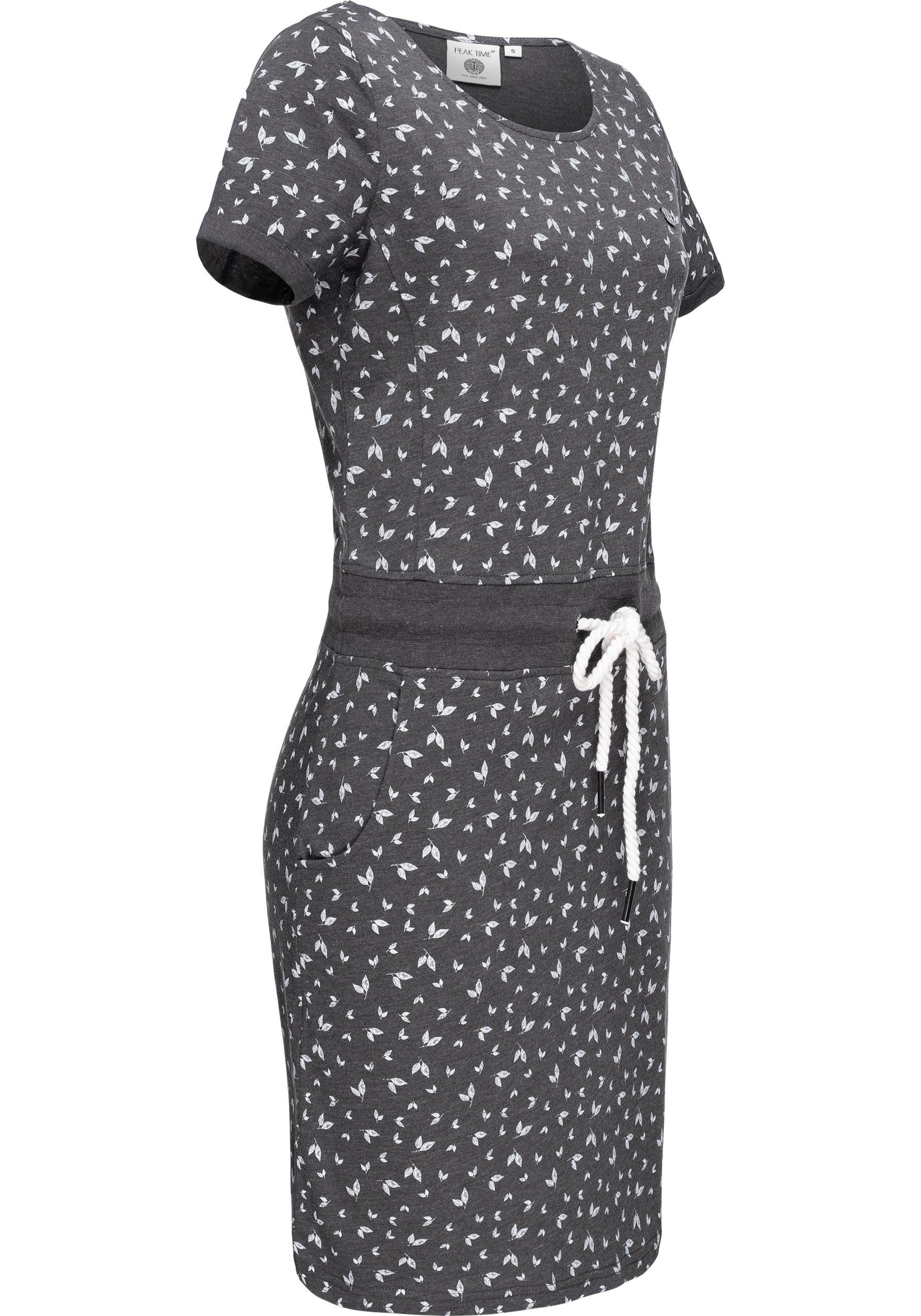 PEAK TIME Sommerkleid "L80023" Eingrifftaschen leichtes Jersey Strandkleid günstig online kaufen