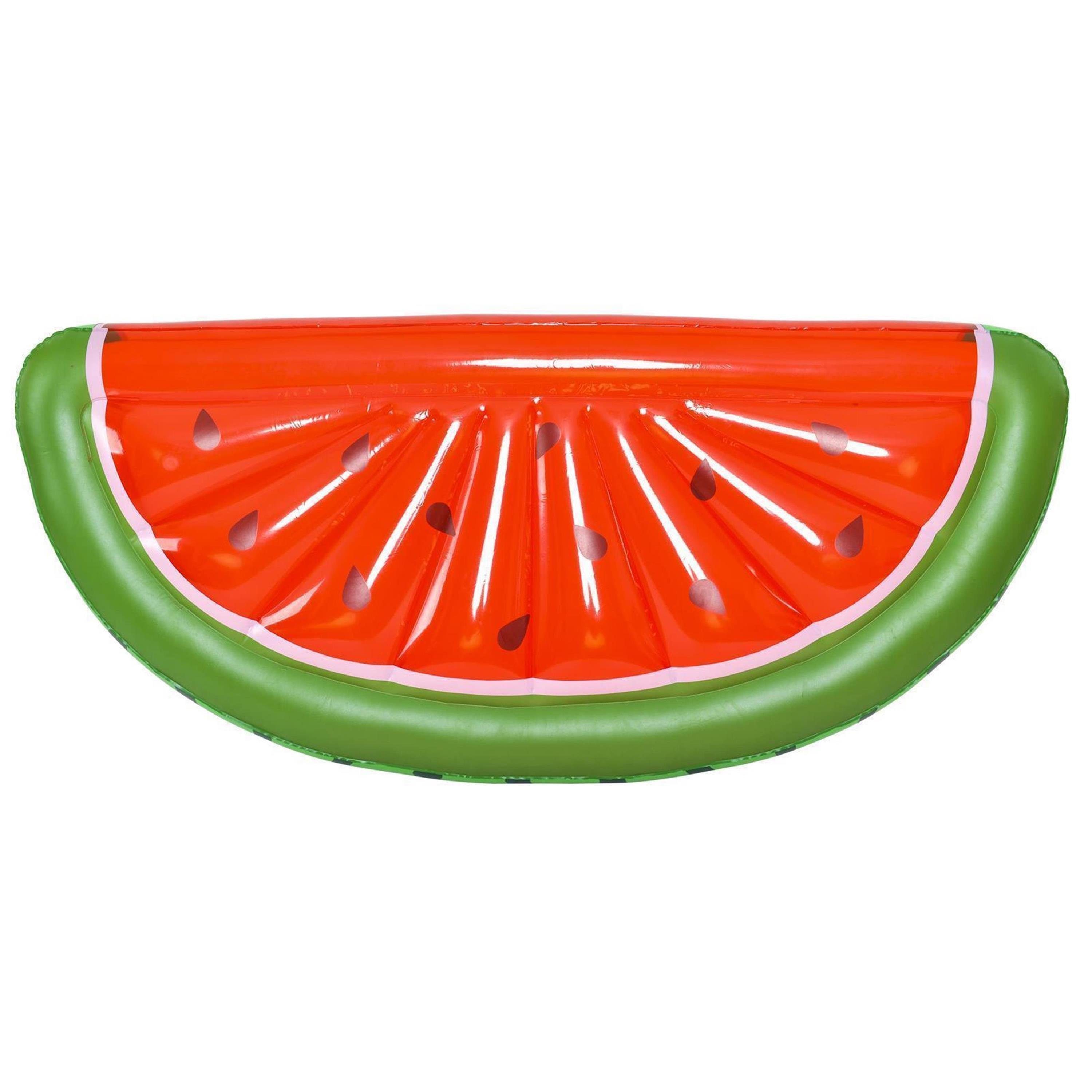 SunClub Luftmatratze Wasserinsel Riesen-Melone, (Einzelpack), Design: Riesen-Melone