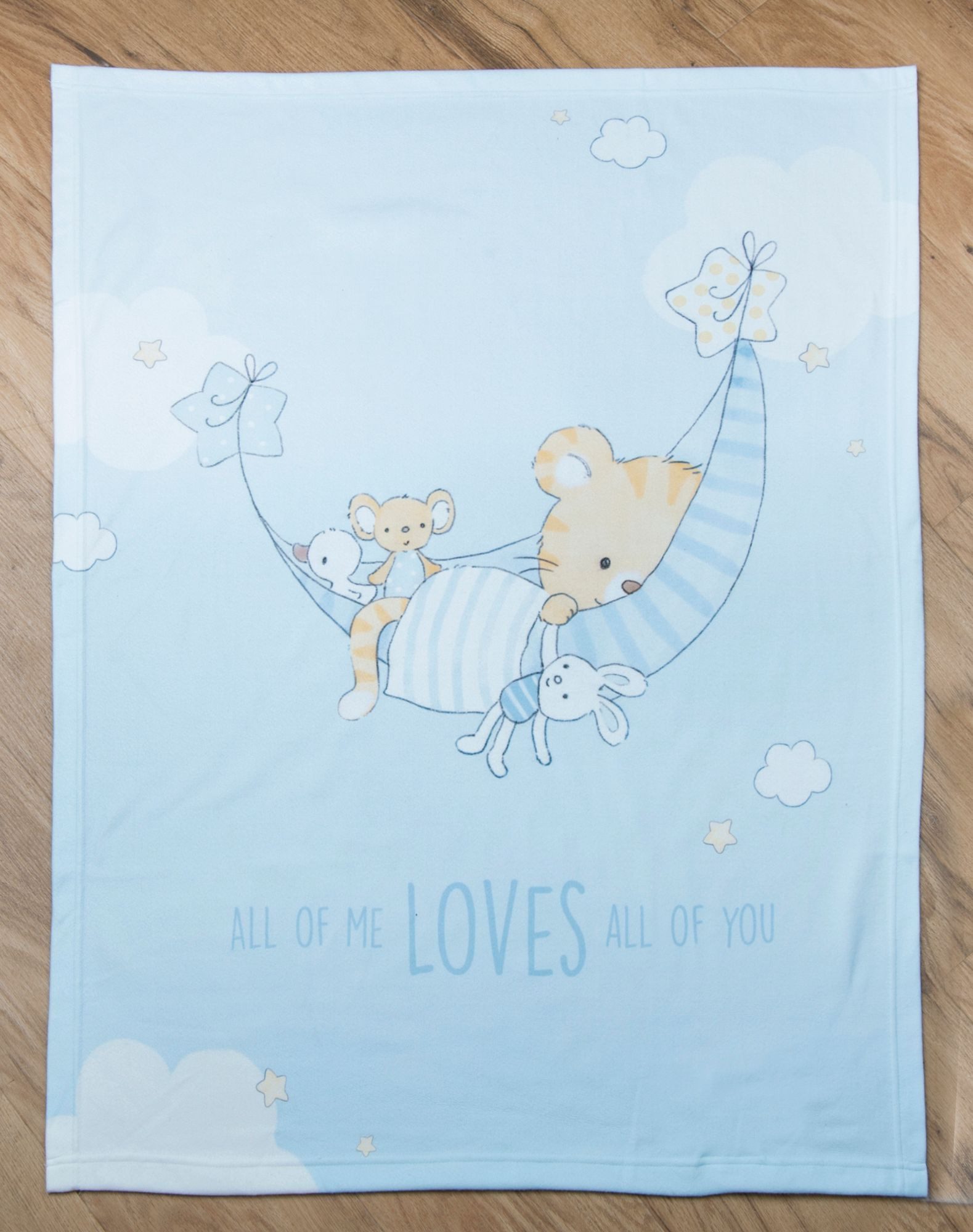 Wohndecke Baby Kuscheldecke Flauschdecke Wohndecke Little Tiger 75 x 100 cm, Herding, Langlebig