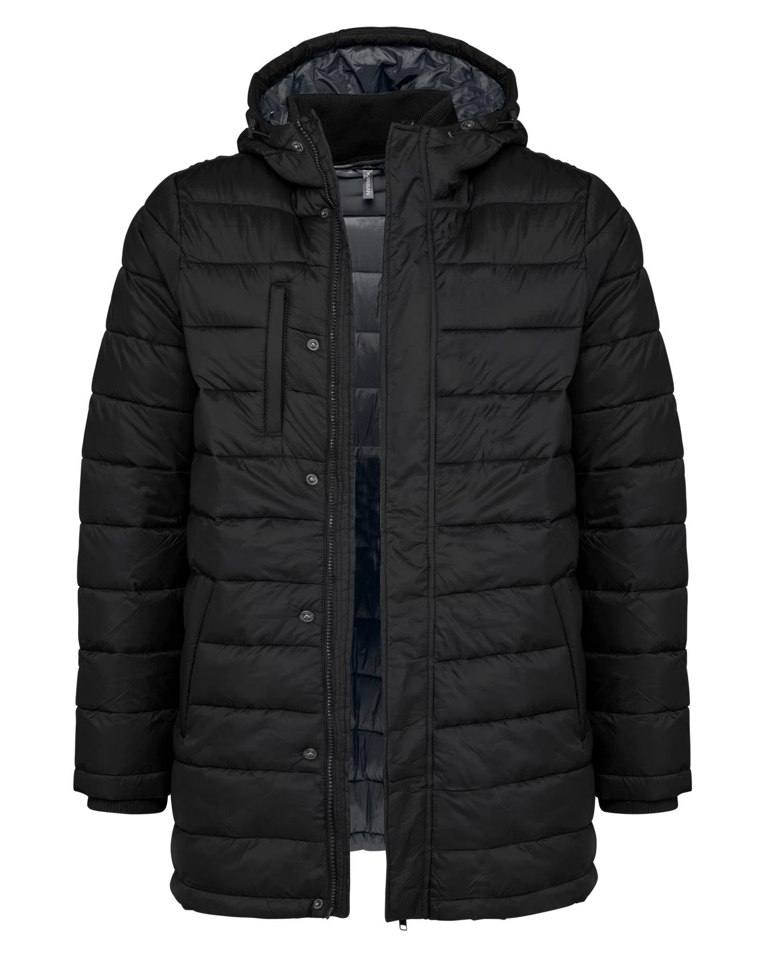 Kariban Parka Leichter Herren-Parka mit Kapuze