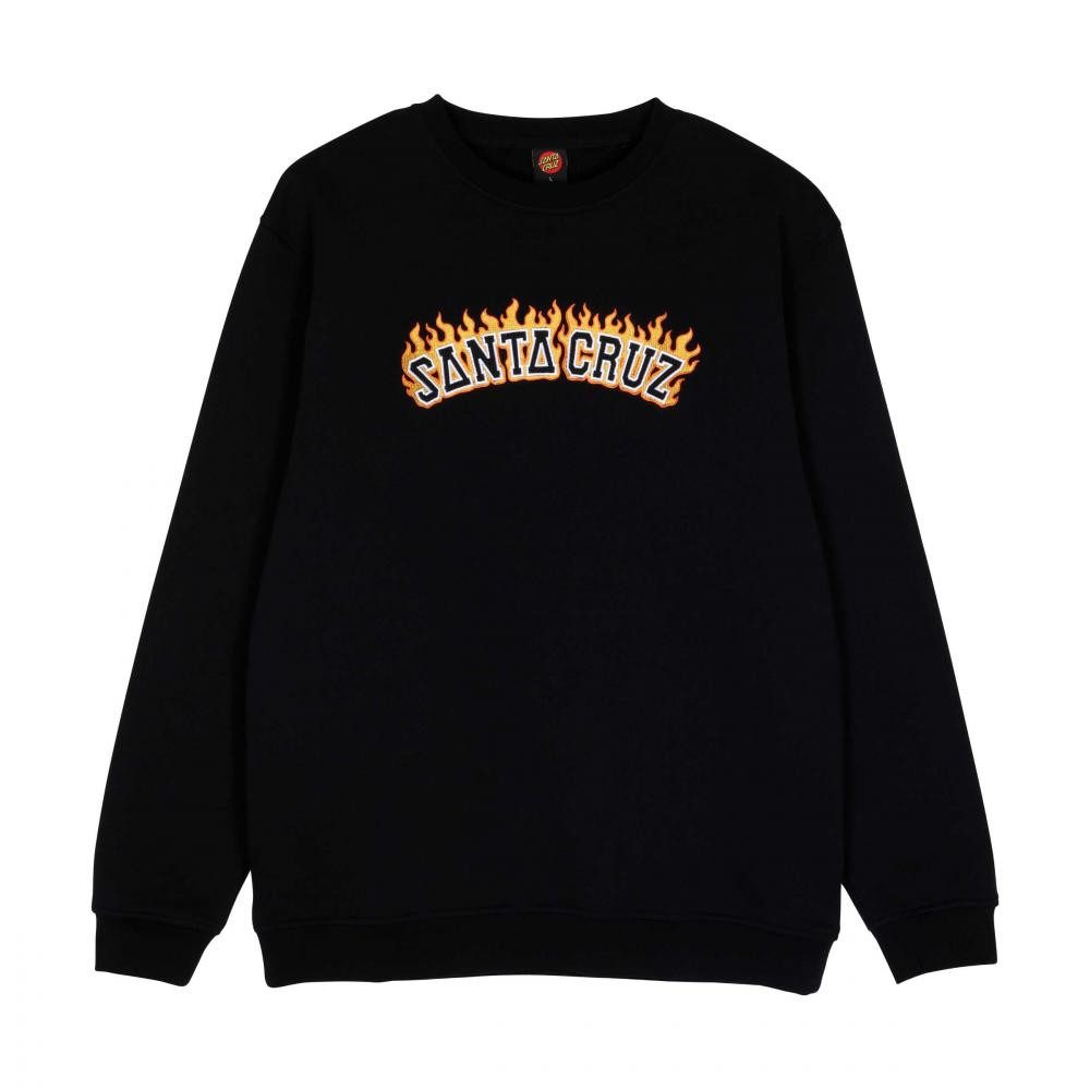 Santa Cruz Sweater Sweatpulli Santa Cruz Burnt Collegiate