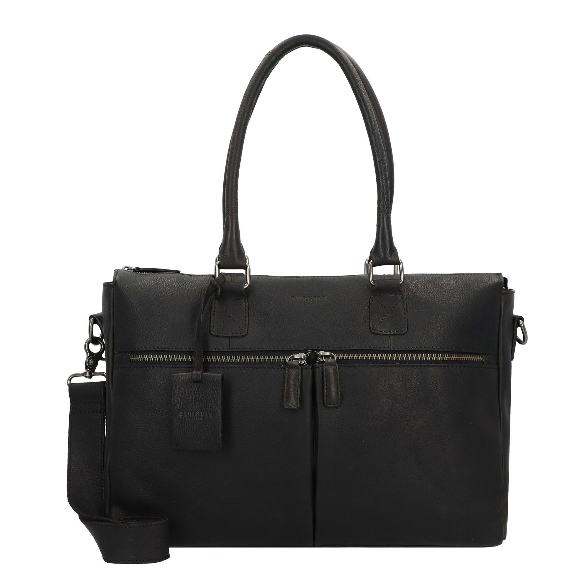 Burkley Burkely Leder Avery, Schultertasche Antique black