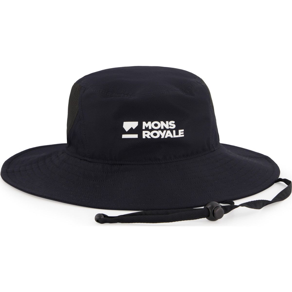 Mons Royale Trucker Cap Velocity Bucket Hat Leichter Hut mit breiter Krempe, atmungsaktiven Einsätzen und