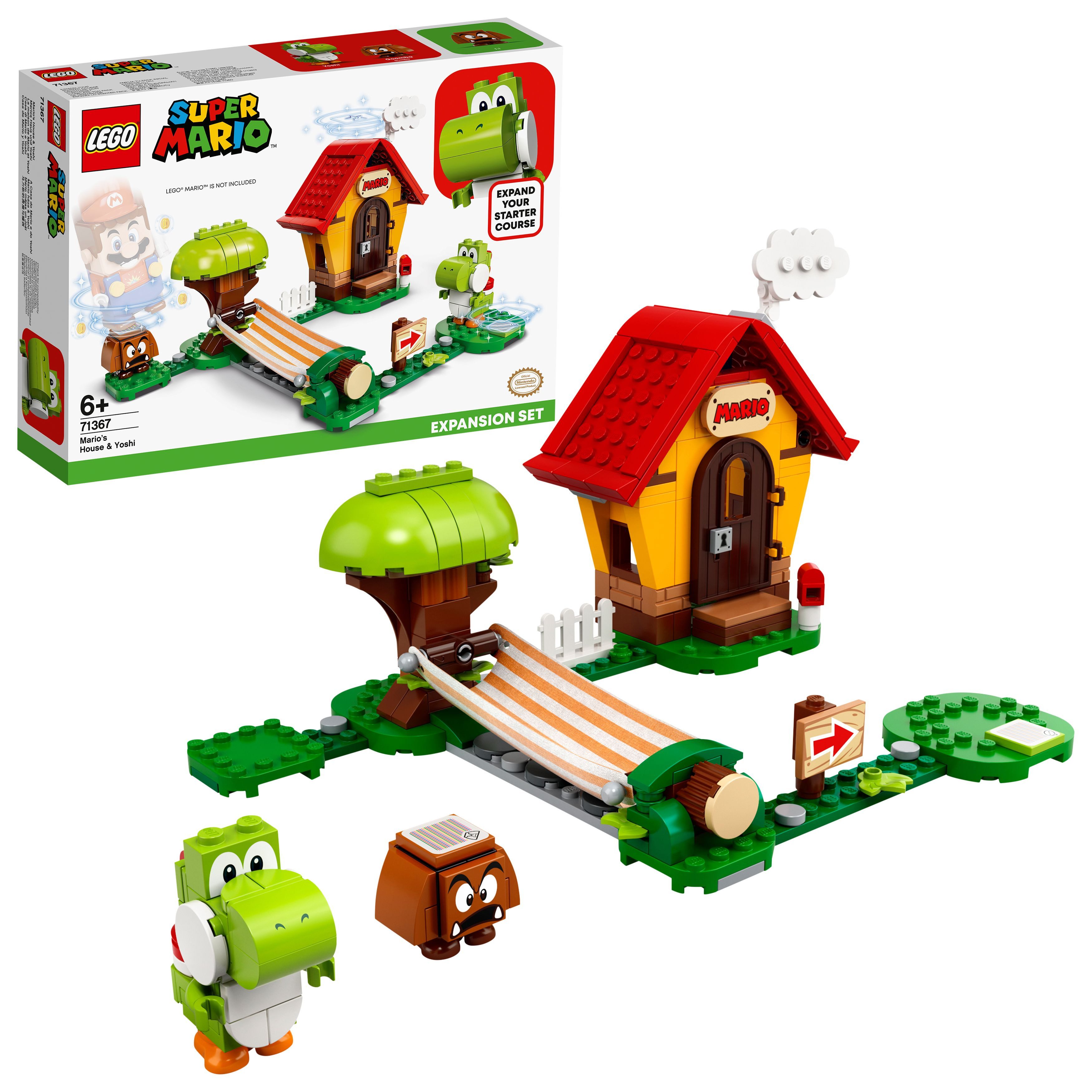 LEGO® LEGO® Super Mario™: Marios Haus und Yoshi – 71367 (205 Teile) Spielba günstig online kaufen