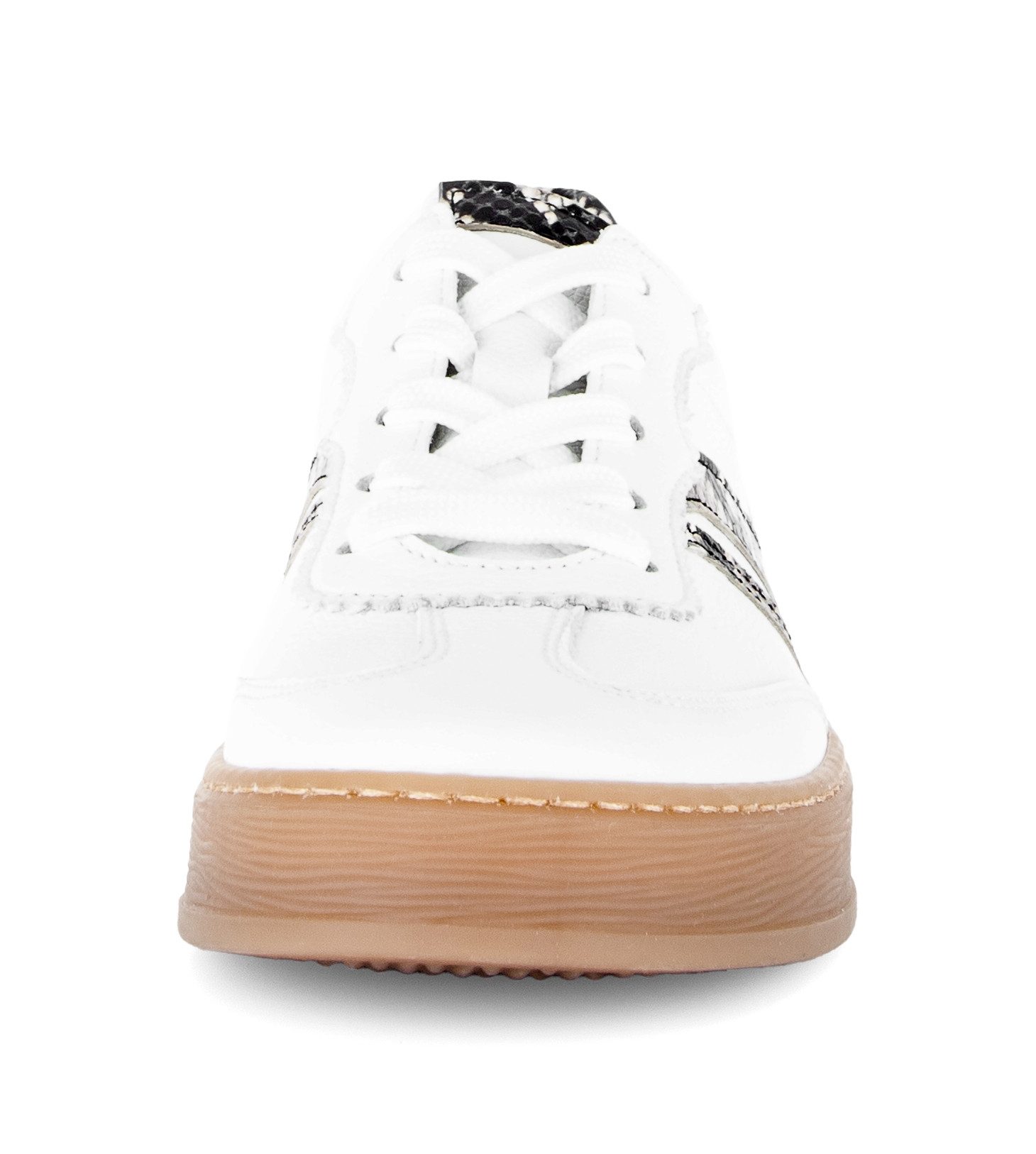 Gabor FLORENZ Plateausneaker Freizeitschuh, Halbschuh, Schnürer, im Retrolook, Weite G (weit)