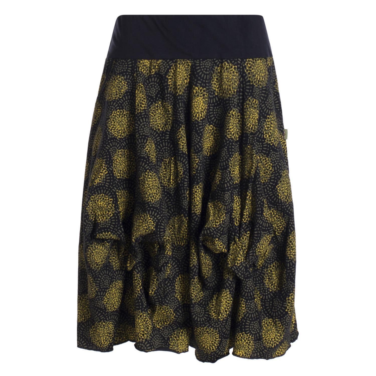 Vishes Jerseyrock Damen Ballon-Rock Knielang Pump-Rock günstig online kaufen