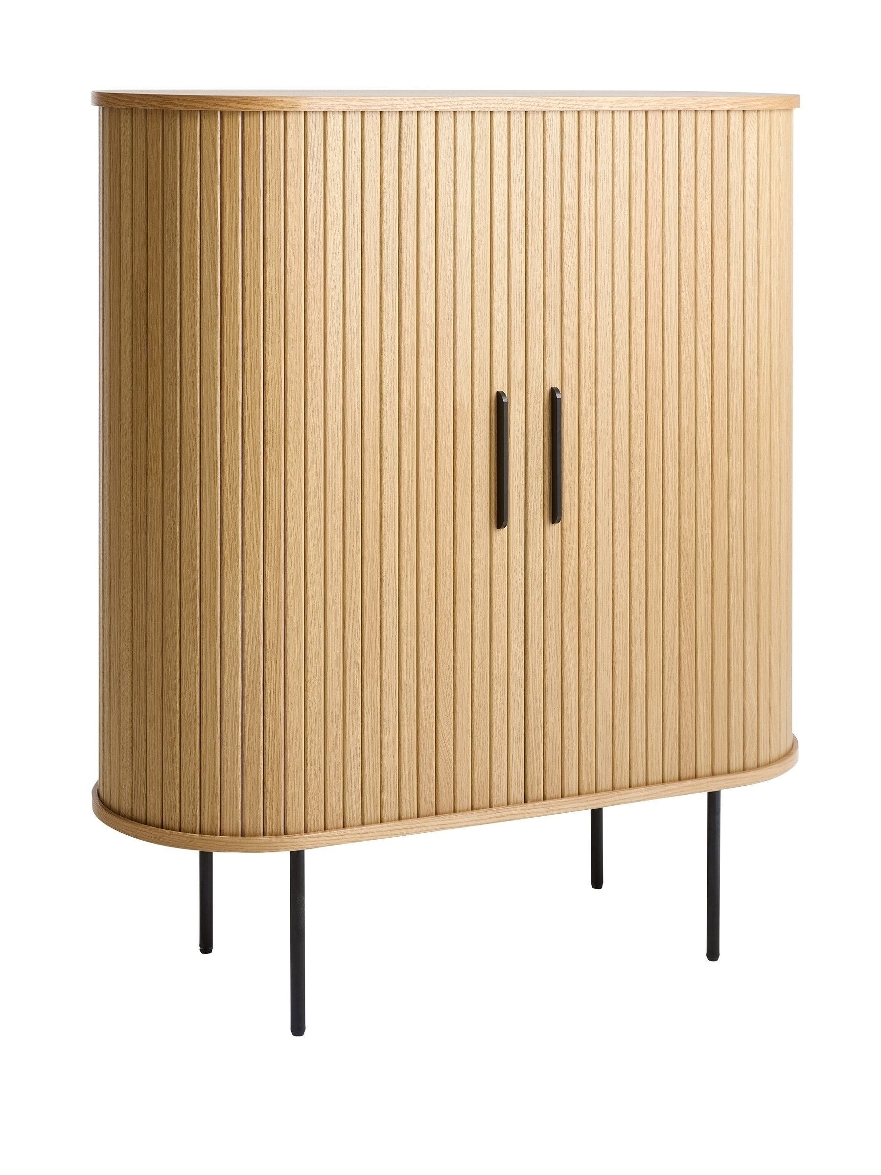 freiraum Barschrank NOLA in Eiche, MDF furniert - 130x75x40cm (BxHxT)