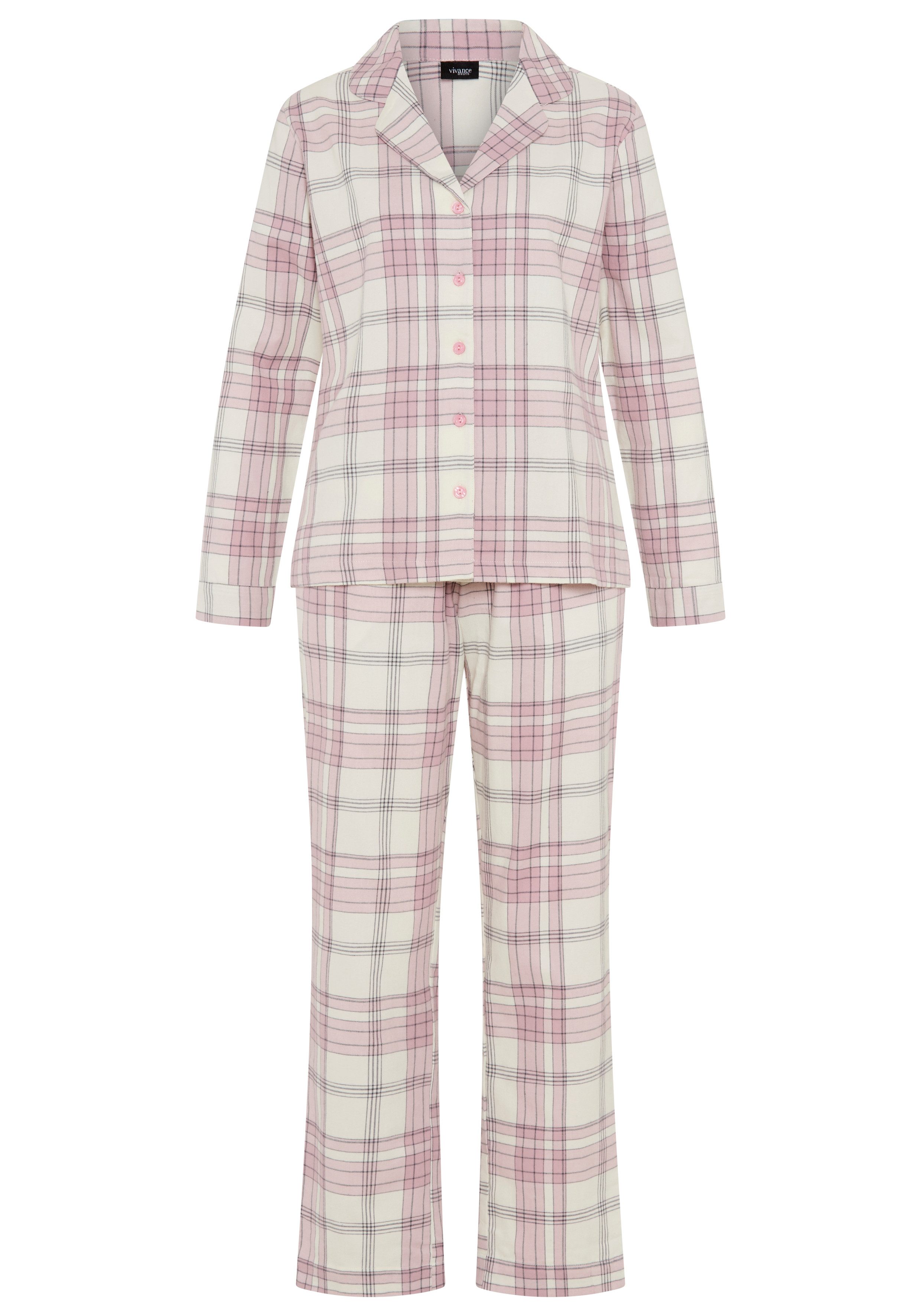 Vivance Dreams by Lascana Pyjama (Set, 2 tlg) mit garngefärbten Karos. € 39,99