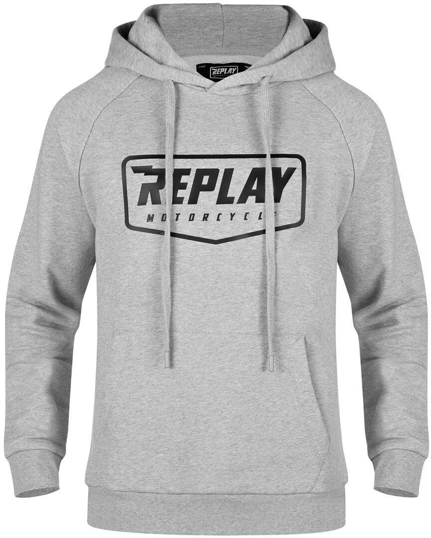 Replay Kapuzenpullover Logo Hoodie Grey | Hoodies