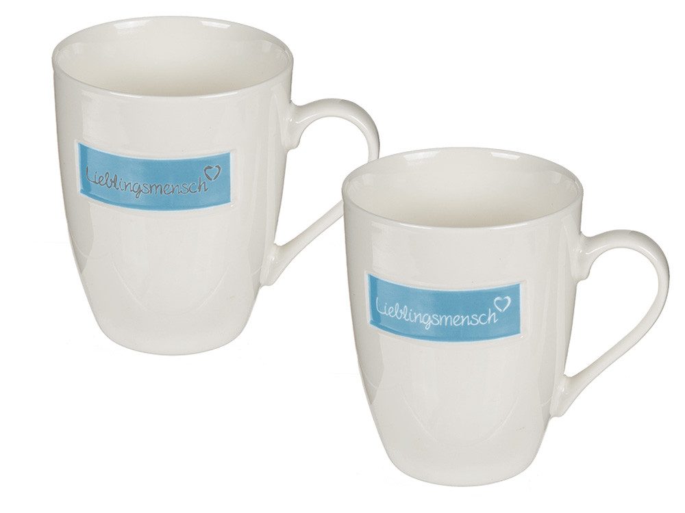 Becher Out of the blue wunderschöne Lieblingsmensch Tasse ca. 350ml Tee Ka