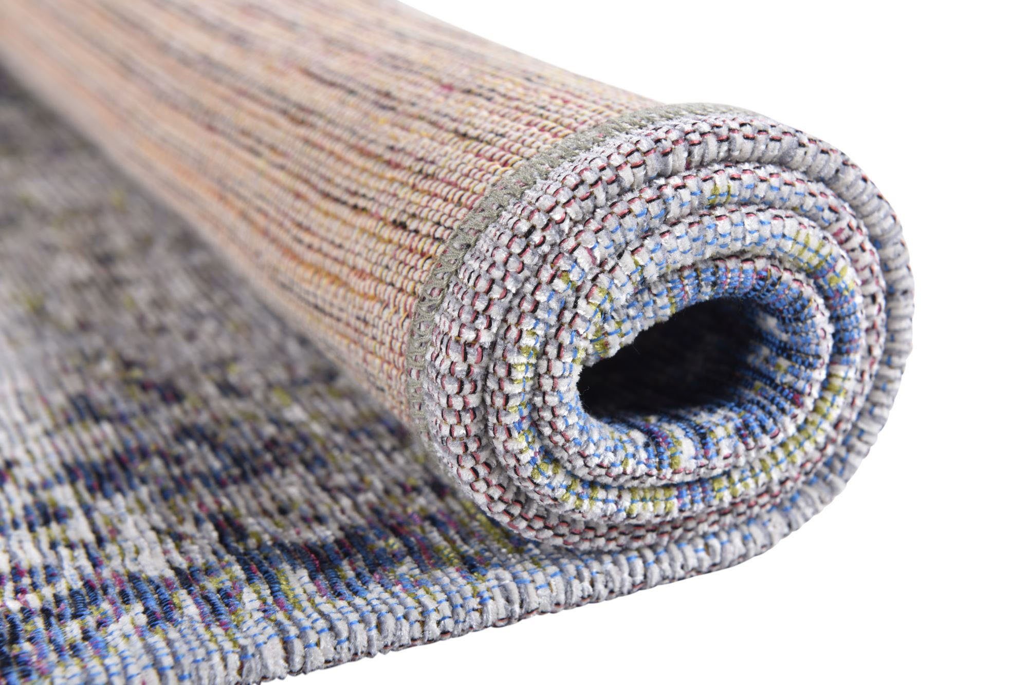 Gino Falcone Teppich Cosima-119, rechteckig, Höhe: 3 mm, gewebter Jaquard-Teppich, mit Chenillegarn, moderne Orient-Optik