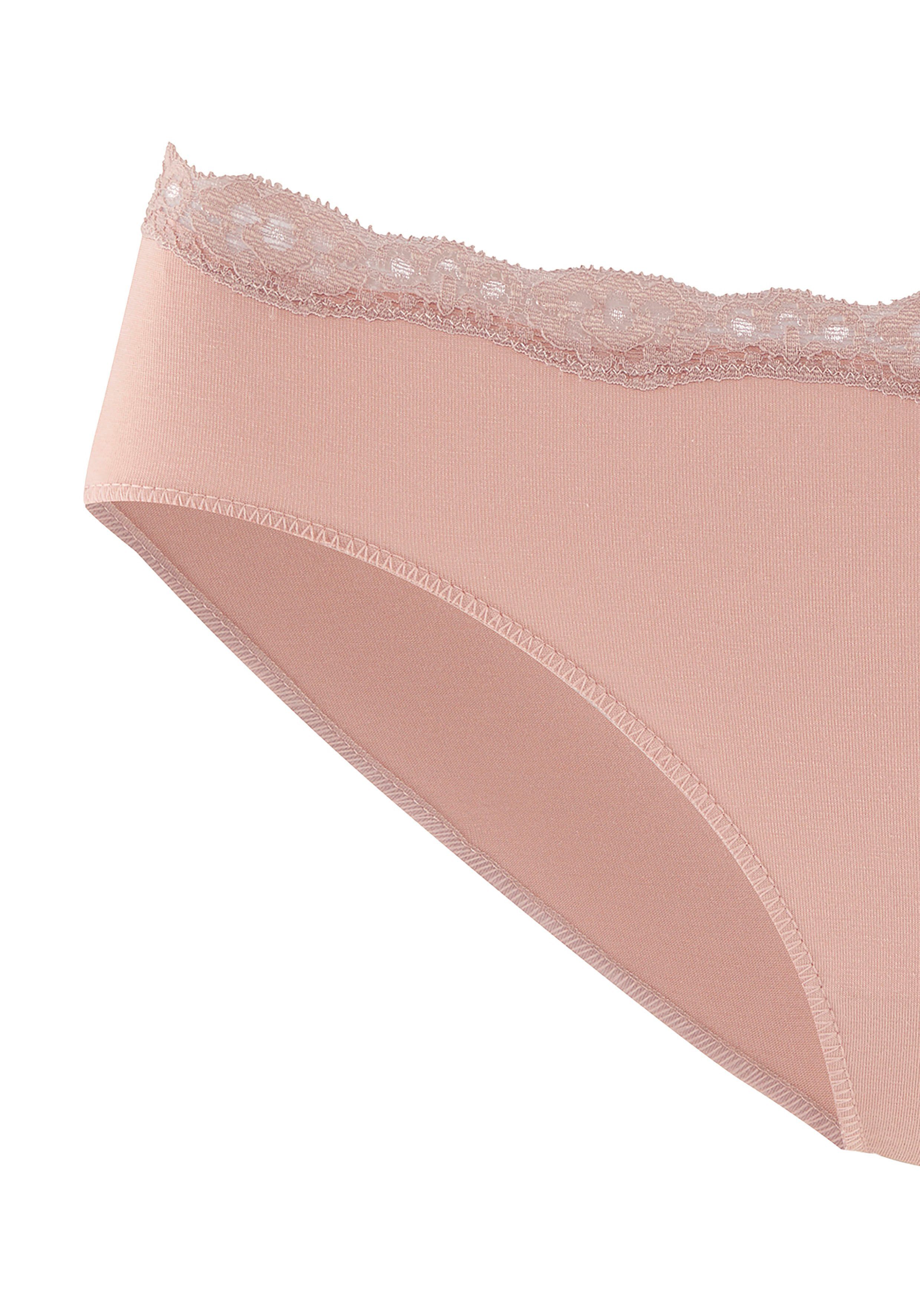 LASCANA Bikinislip (Packung, 4-St) aus elastischer Baumwolle, in schöner Box