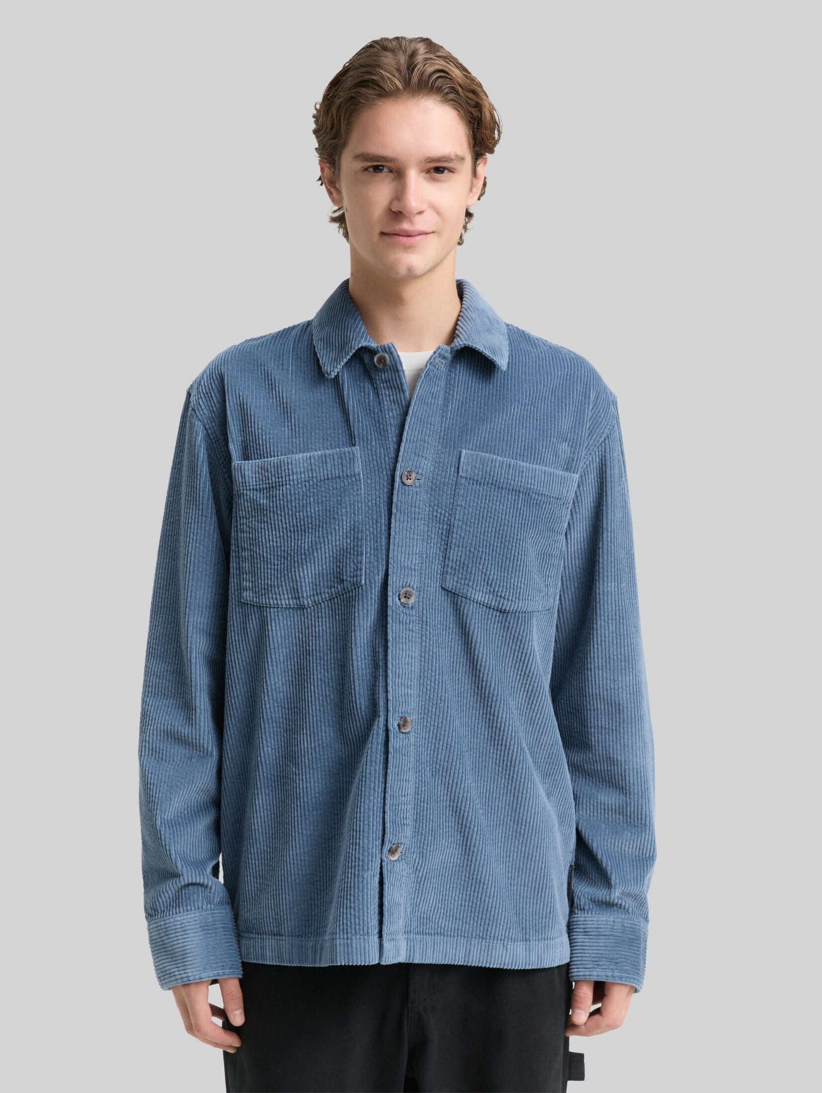 TOM TAILOR Denim Langarmhemd Blusen & Shirts Overshirt aus Cord
