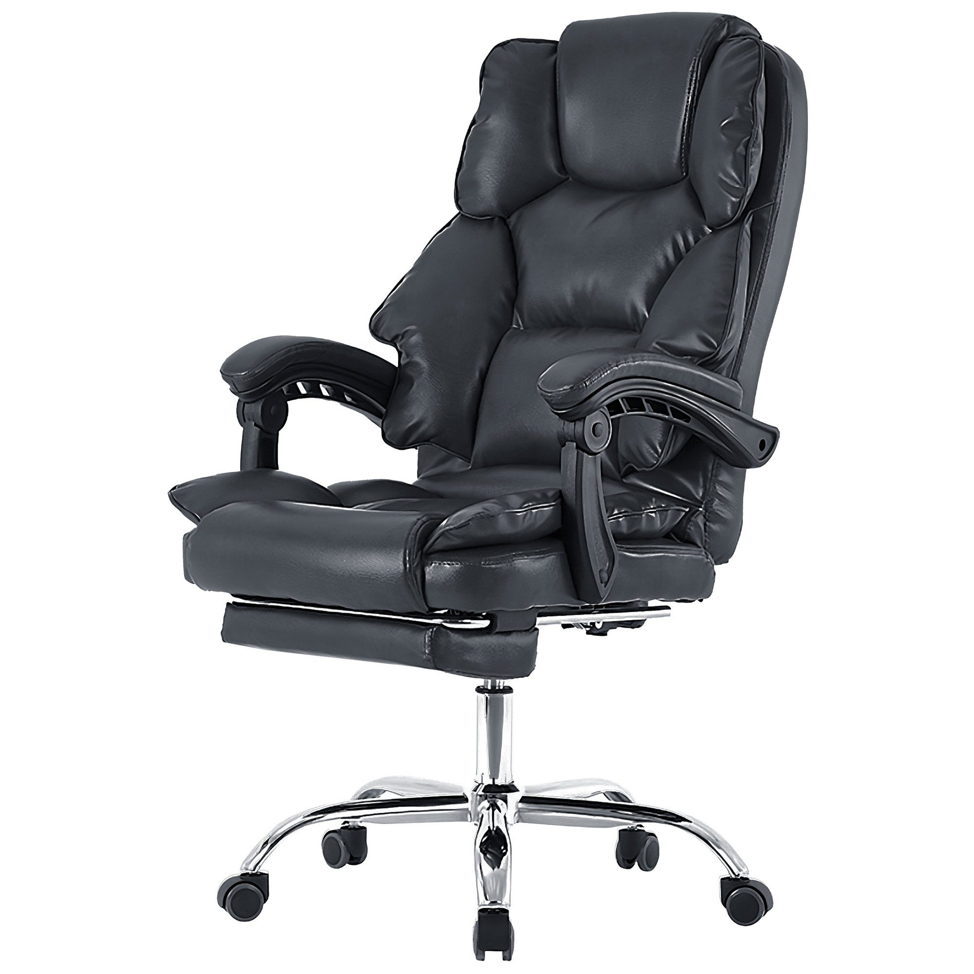 TRISENS Chefsessel Atticus (1 Stück), Chefsessel mit Fußstütze, extra Polsterungen und Relaxposition
