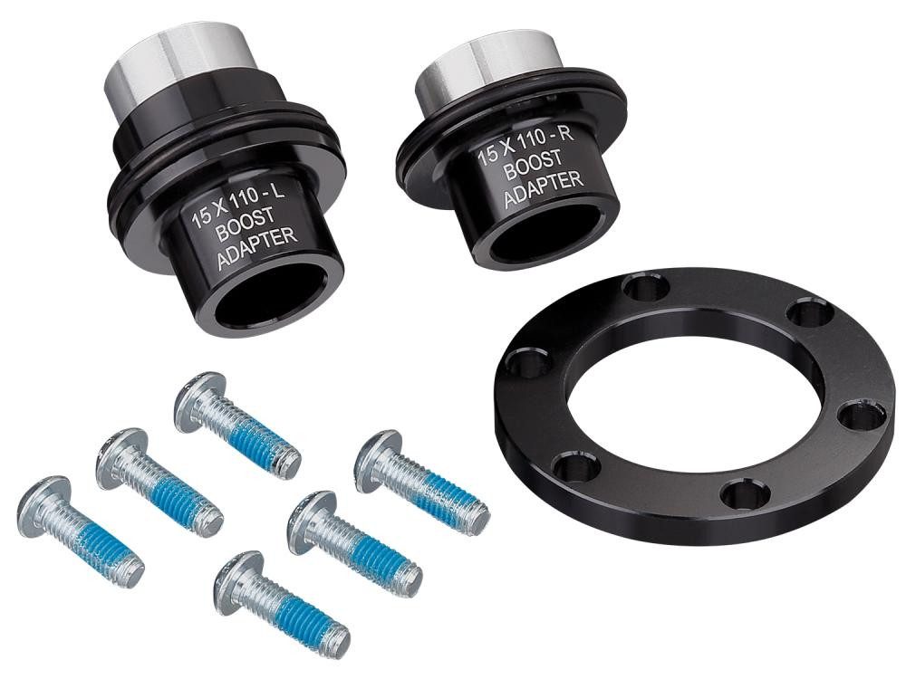 SPANK Laufrad Spank Oozy/Spike Front Hub 15x110 mm Boost Conversion Kit black unis