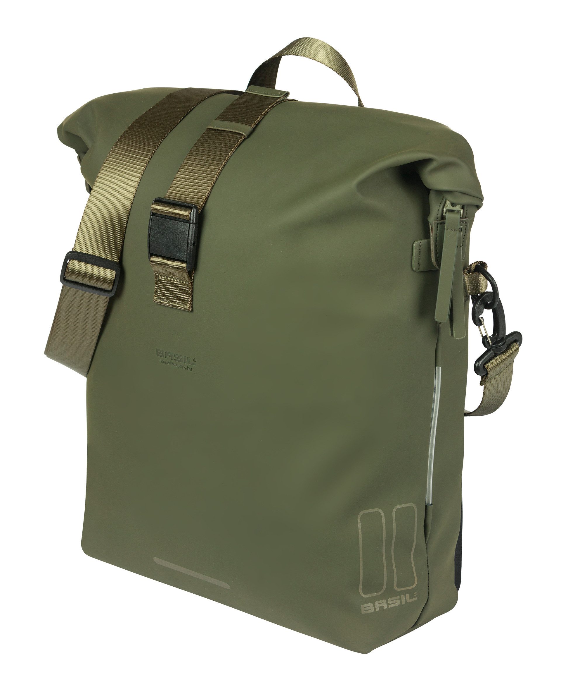 Basil Gepäckträgertasche, Fahrrad-Umhängetasche SoHo MIK Studs