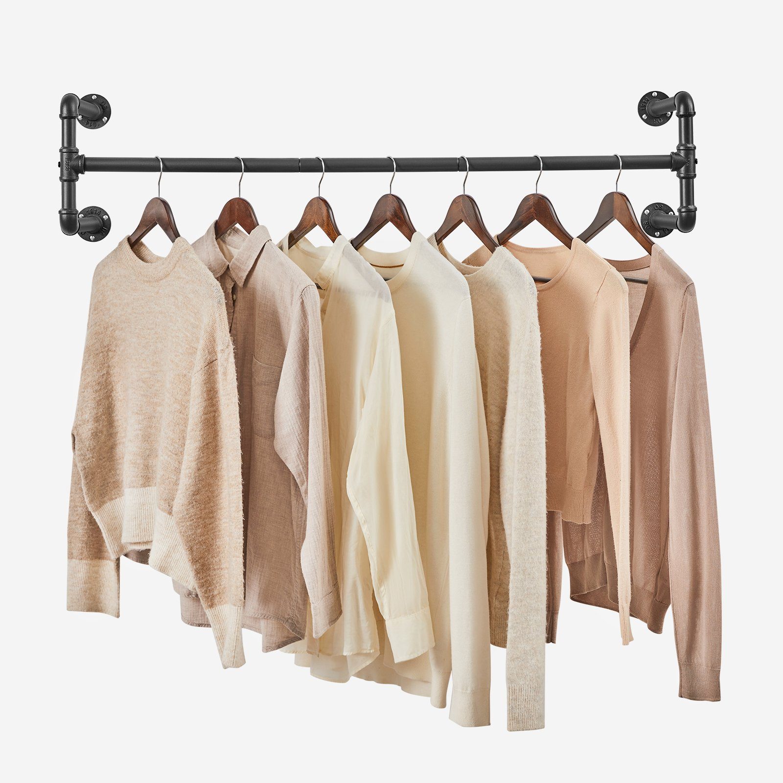 SONGMICS Kleiderstange (2 St), Wandmontage, bis günstig online kaufen