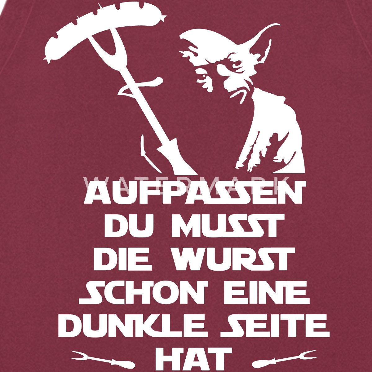 Spreadshirt Kochschürze Aufpassen Du Musst Die günstig online kaufen