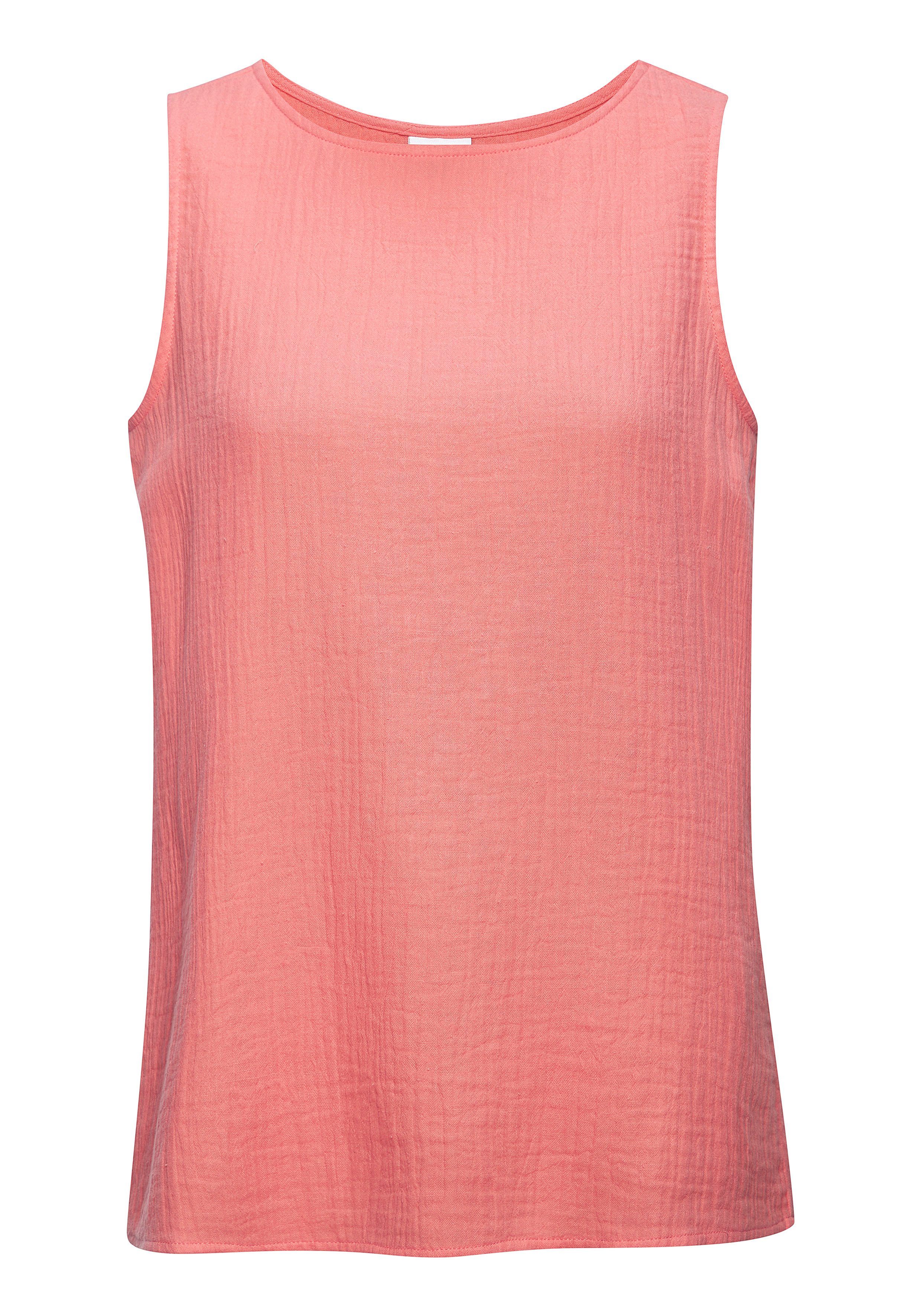 Beachtime Blusentop aus Musselin, Ärmelloses Top. € 26,99