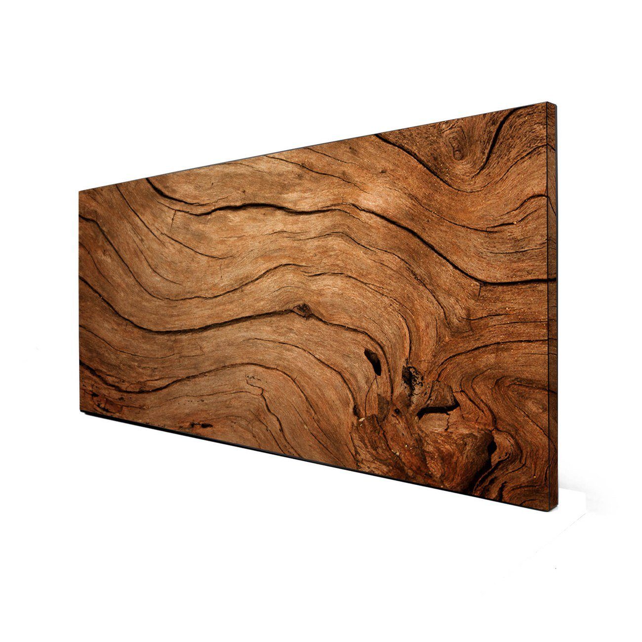 banjado Magnettafel Stahl Trockenes Holz, (inkl. 4 Magnete, Stahlmagnettafel)
