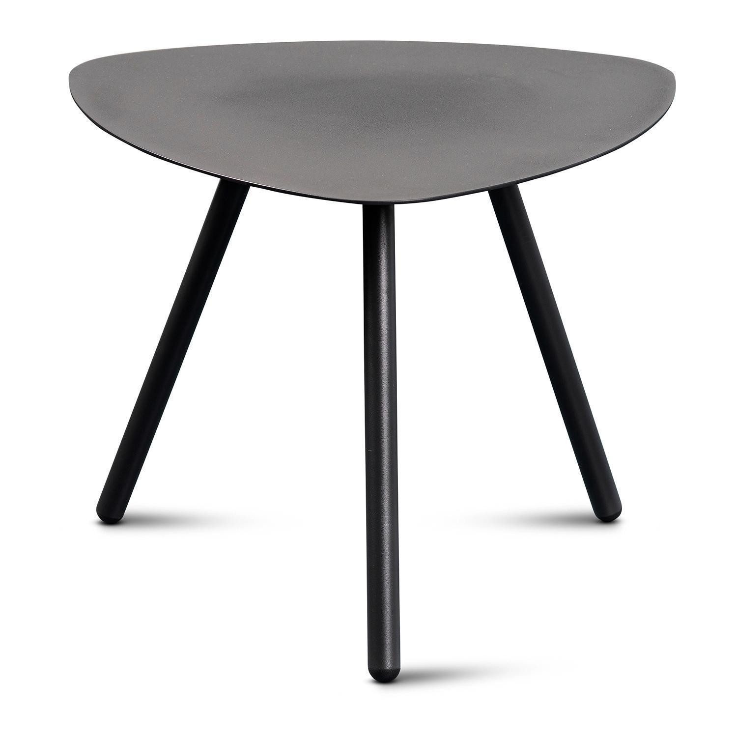 M2 Kollektion Beistelltisch MIRA, Anthrazit, Metall, pulverbeschichtet, B 50 x H 40 x T 50 cm