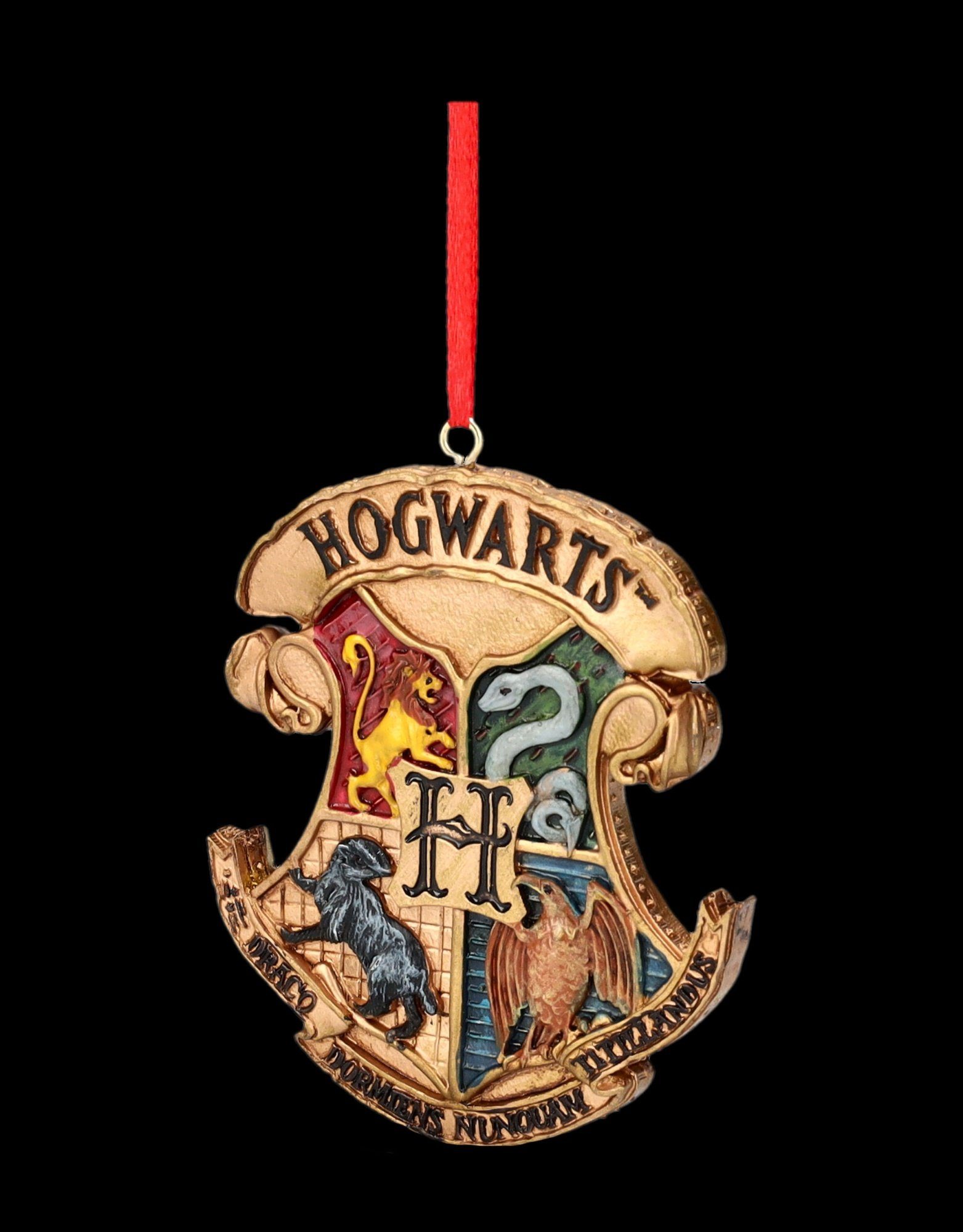 Potter (1-tlg) GmbH - Christbaumschmuck Figuren - Harry Dekoration Hogwarts Christbaumschmuck Weihnachten Wappen Shop