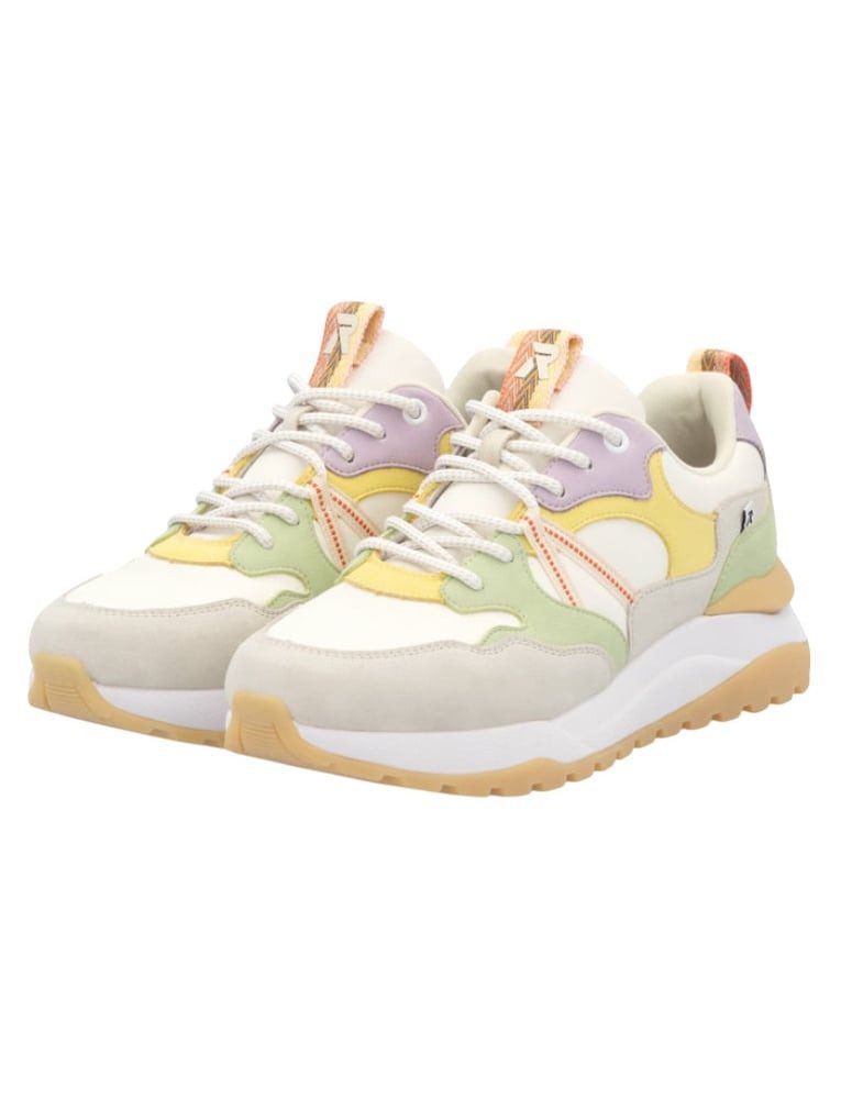 Rieker (Textil) W2501 weiss/bunt Damen Sneaker günstig online kaufen