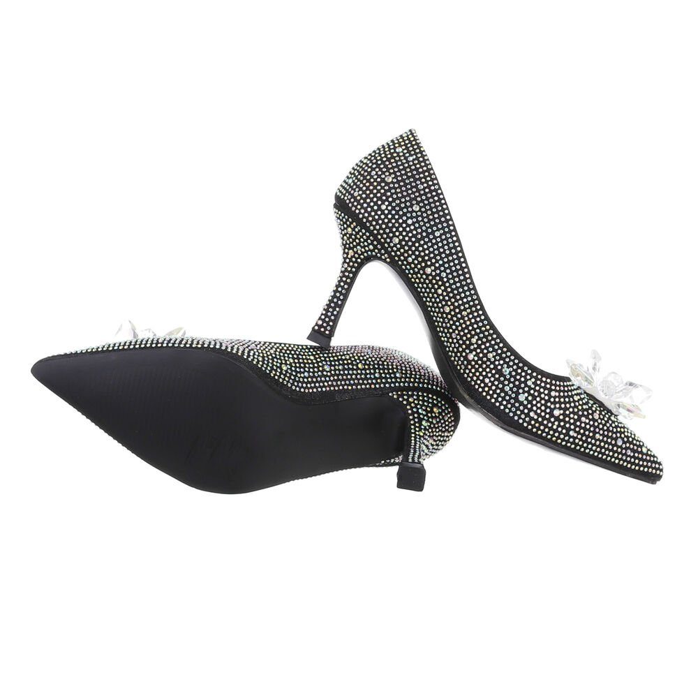 Ital-Design Damen Abendschuhe Party & Clubwear High-Heel-Pumps Pfennig-/Sti günstig online kaufen