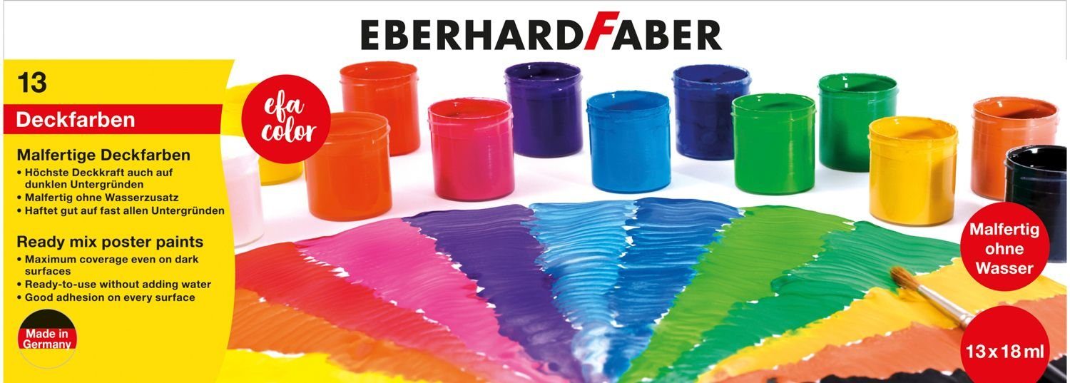 Dosen 13 Eberhard-Faber Malstift Deckfarben Faber 1 je Malfertige Eberhard