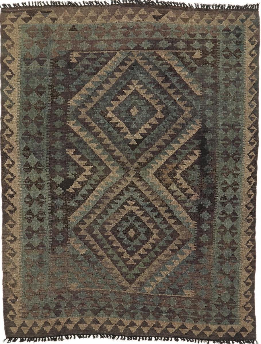 Kelim 3 Orientteppich, Heritage Nain Höhe: 154x201 mm Afghan Handgewebter Orientteppich Trading, rechteckig, Moderner