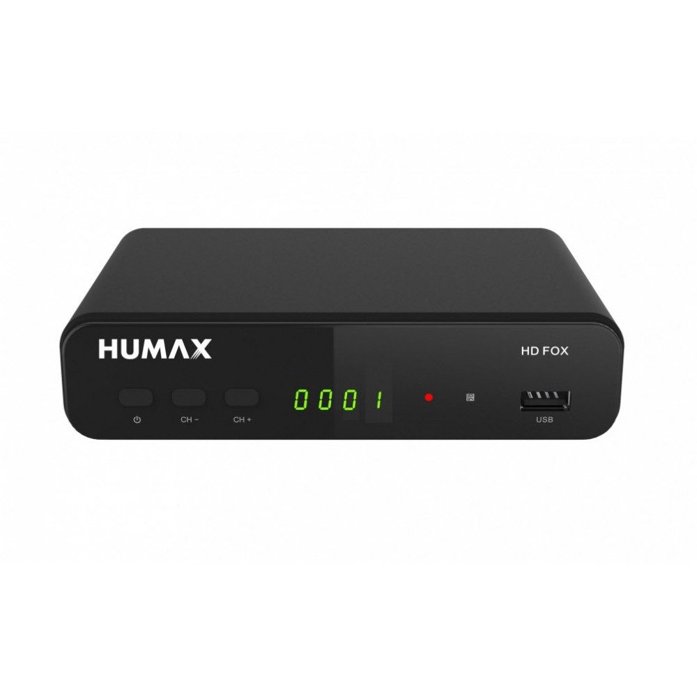 Humax HD Fox HDTV Sat-Receiver für besten Genuss. SAT-Receiver (DVB-S und DVB-S2, USB-Aufnahmefunktion für Sendungen)